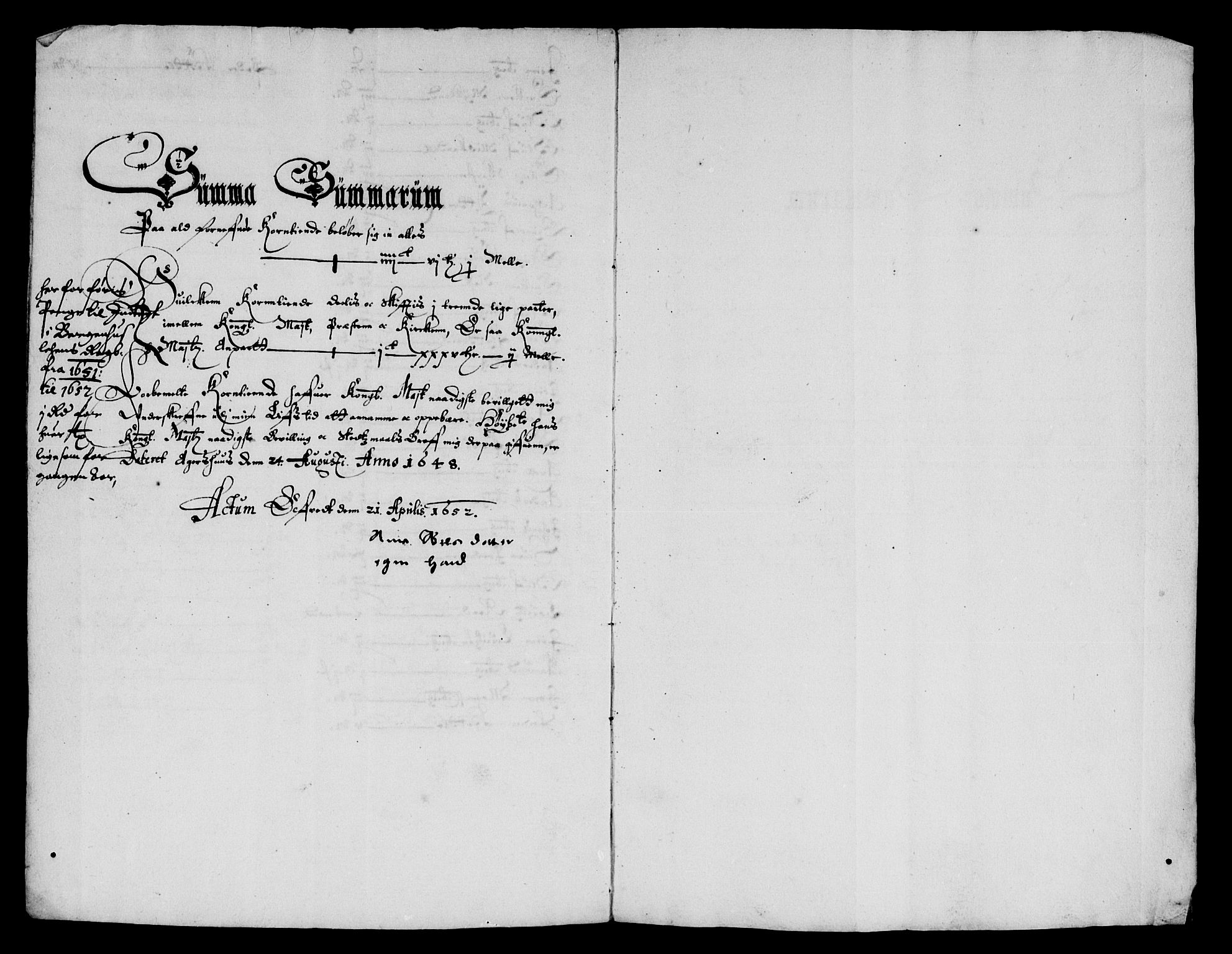 Rentekammeret inntil 1814, Reviderte regnskaper, Lensregnskaper, RA/EA-5023/R/Rb/Rbt/L0119: Bergenhus len, 1650-1652