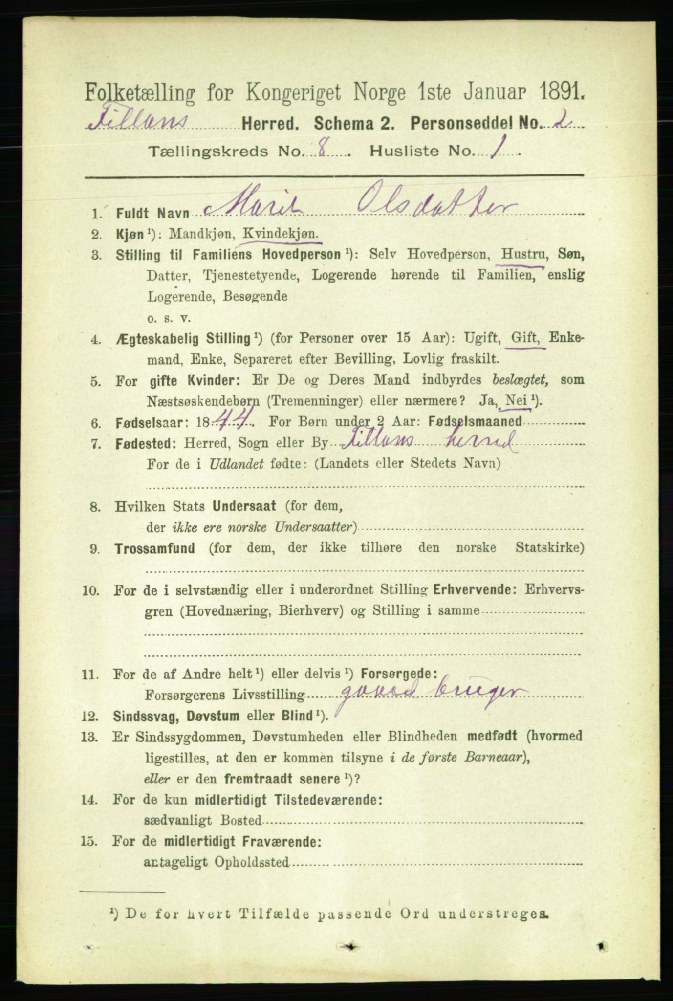 RA, 1891 census for 1616 Fillan, 1891, p. 1880