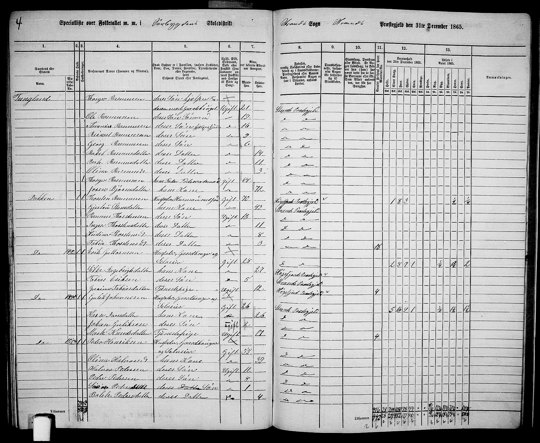 RA, 1865 census for Strand, 1865, p. 84