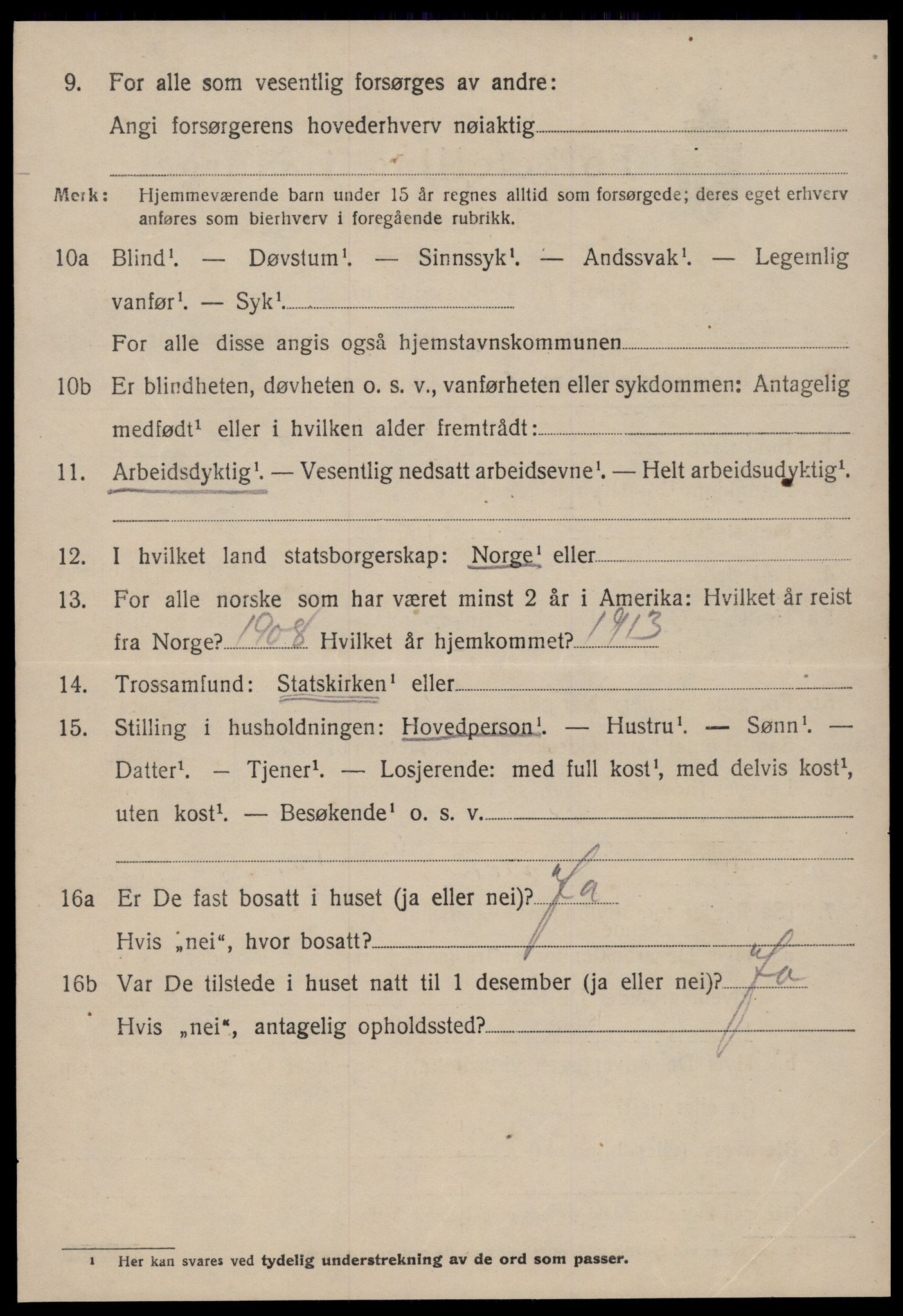 SAT, 1920 census for Ålvundeid, 1920, p. 509