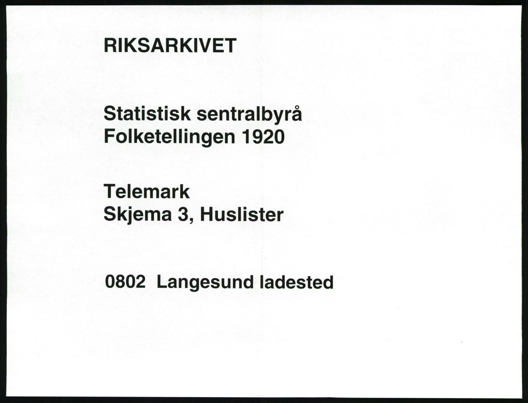 SAKO, 1920 census for Langesund, 1920, p. 15