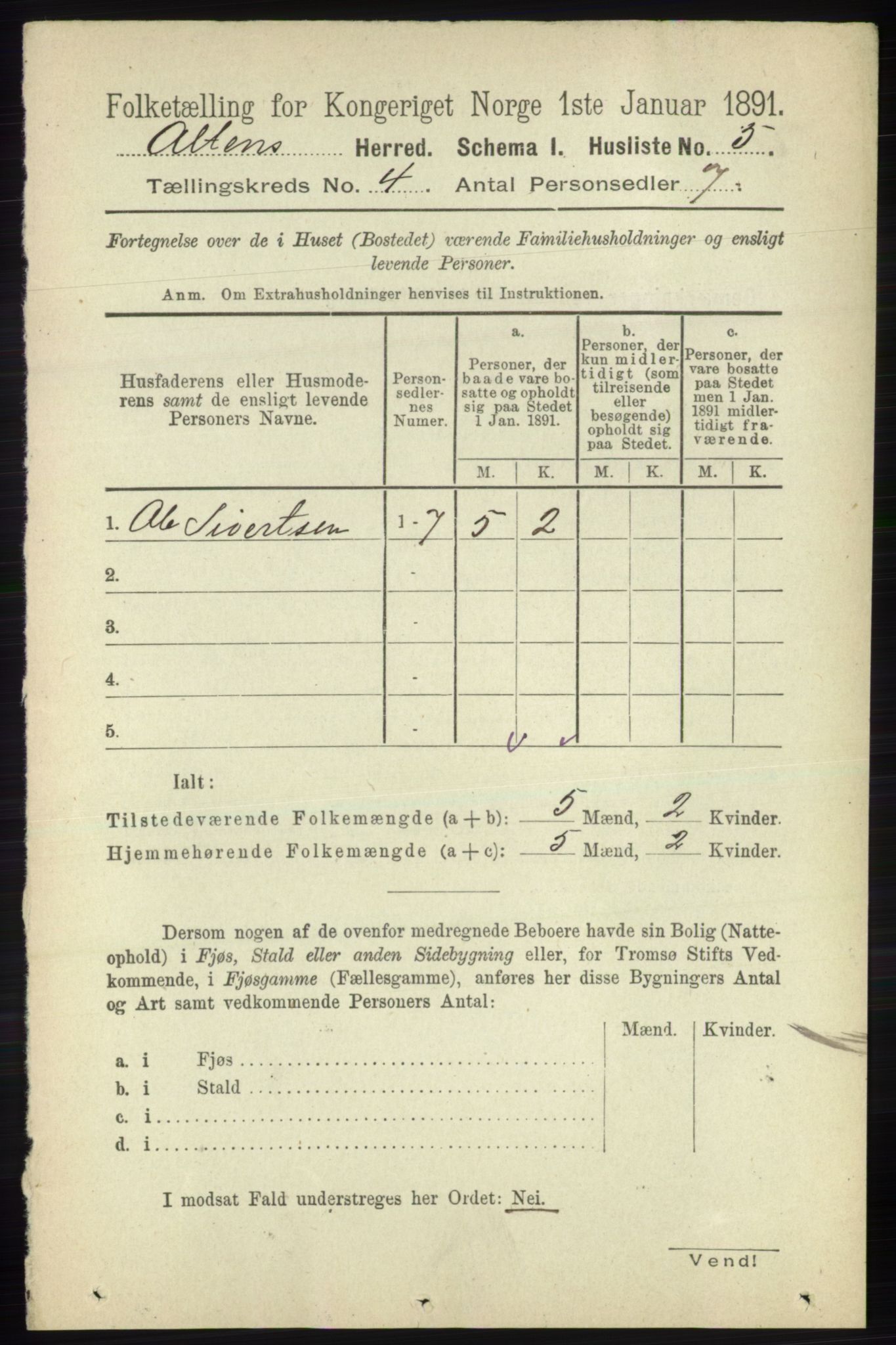 RA, 1891 census for 2012 Alta, 1891, p. 1315