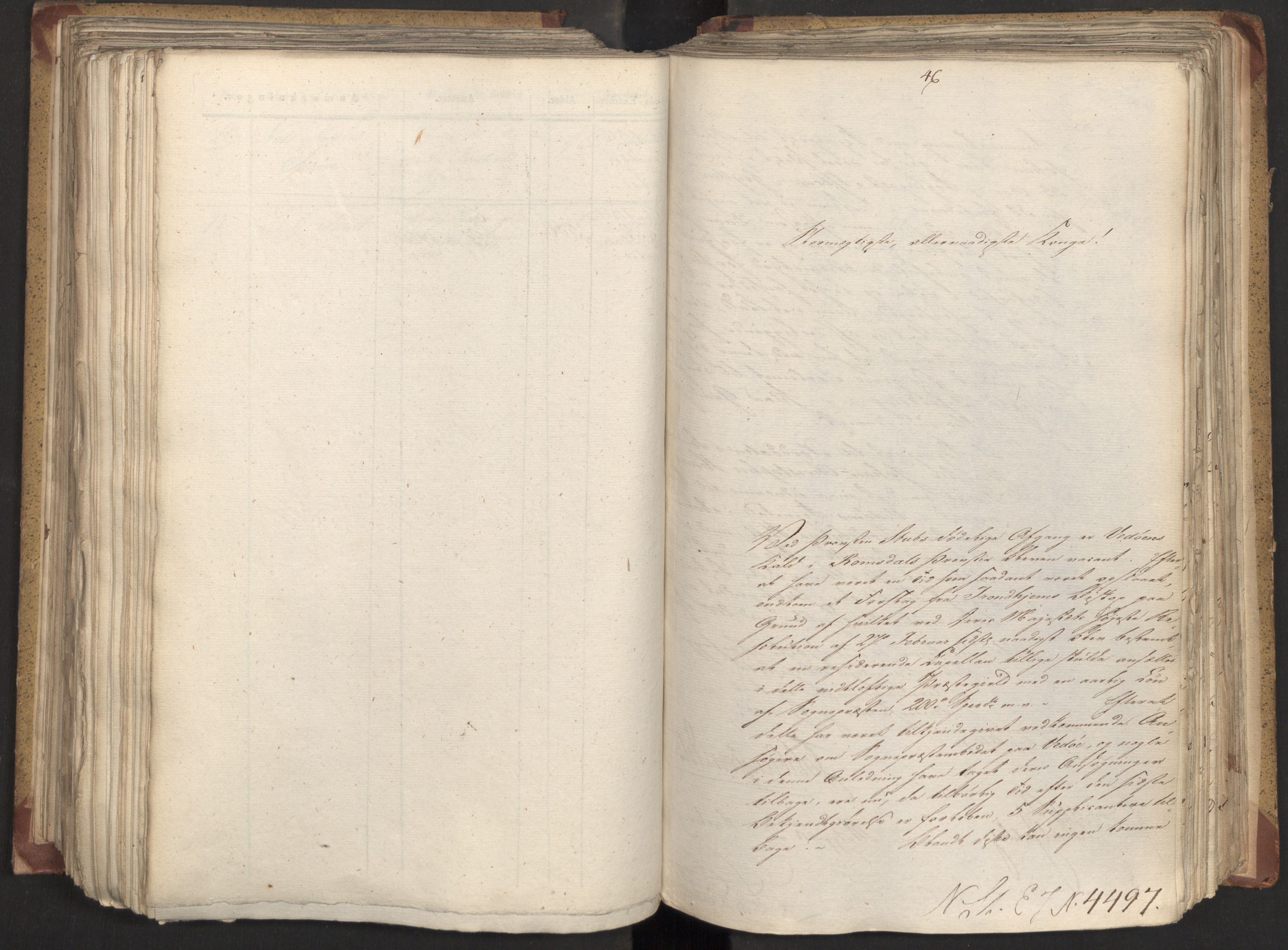 Statsrådsavdelingen i Stockholm, AV/RA-S-1003/D/Da/L0022: Regjeringsinnstillinger nr. 4399-4565, 1820, p. 317