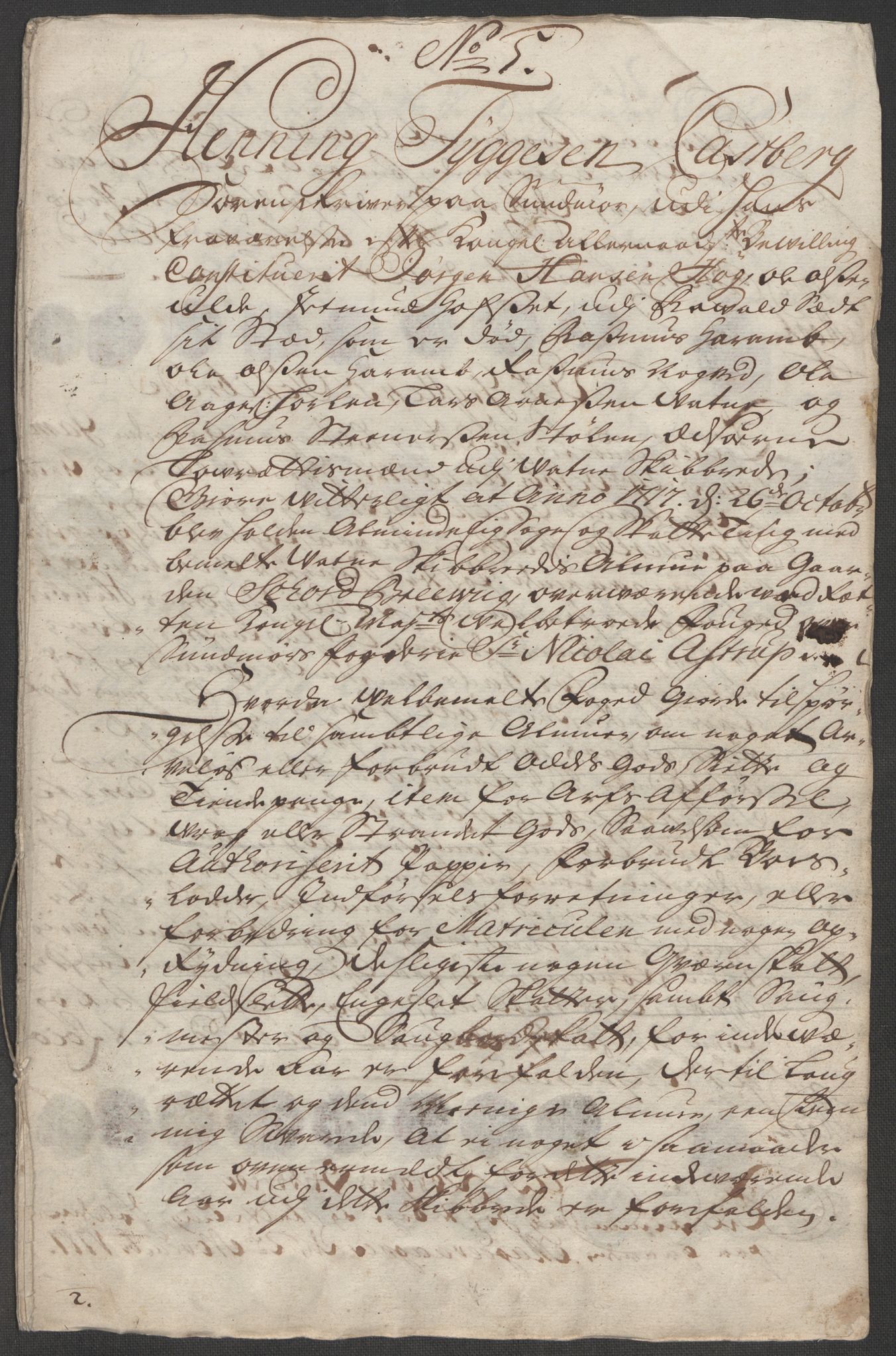 Rentekammeret inntil 1814, Reviderte regnskaper, Fogderegnskap, AV/RA-EA-4092/R54/L3569: Fogderegnskap Sunnmøre, 1717, p. 61