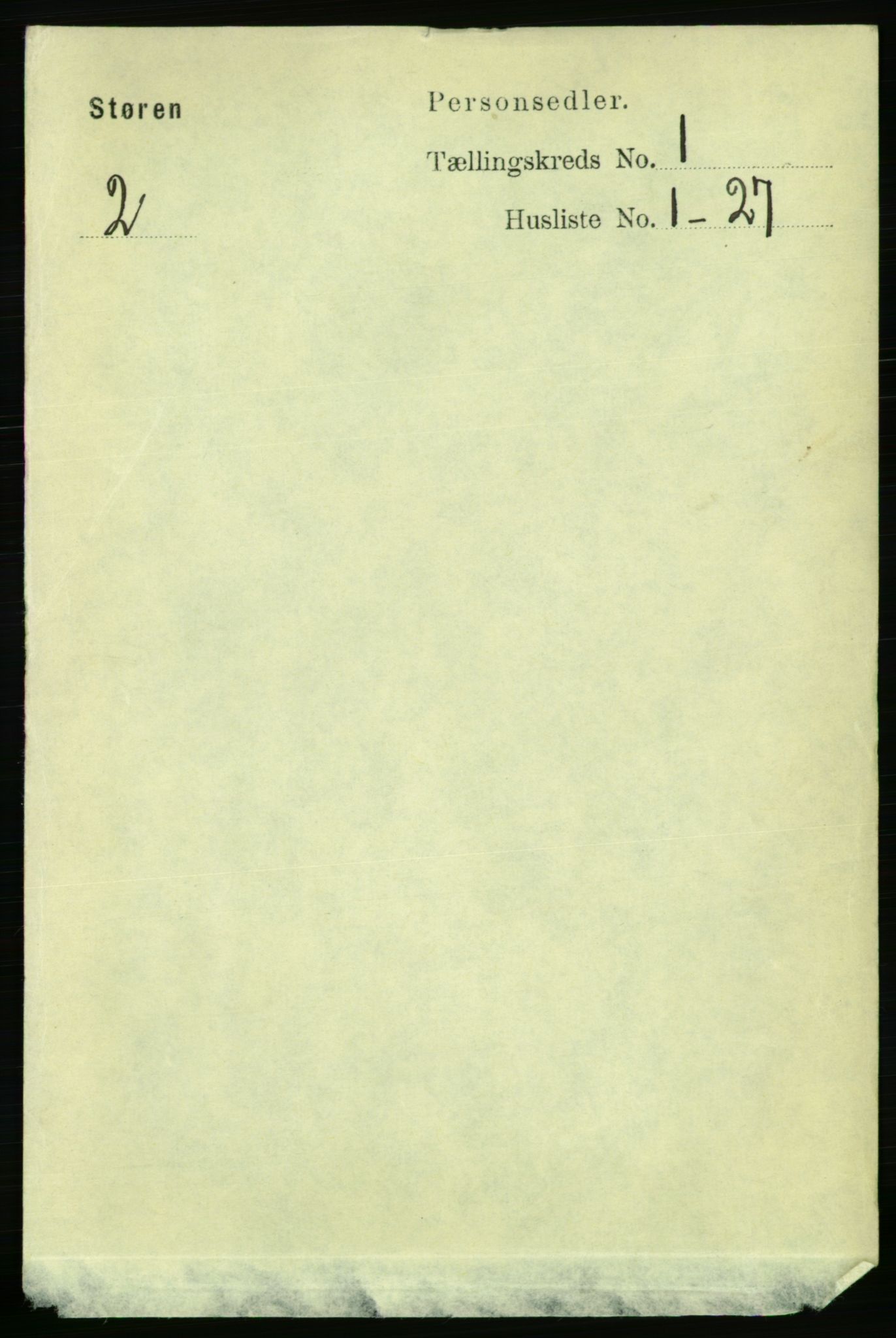 RA, 1891 census for 1648 Støren, 1891, p. 71