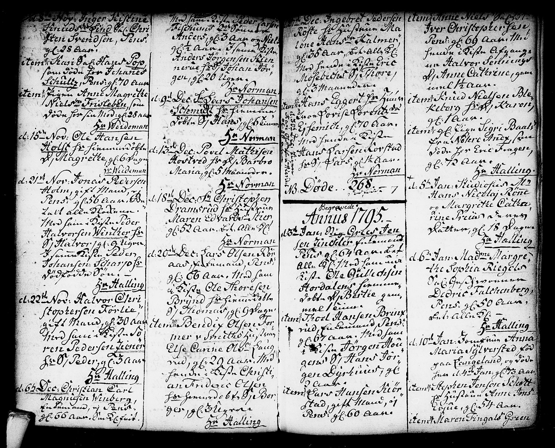 Kongsberg kirkebøker, SAKO/A-22/F/Fa/L0006: Parish register (official) no. I 6, 1783-1797, p. 254