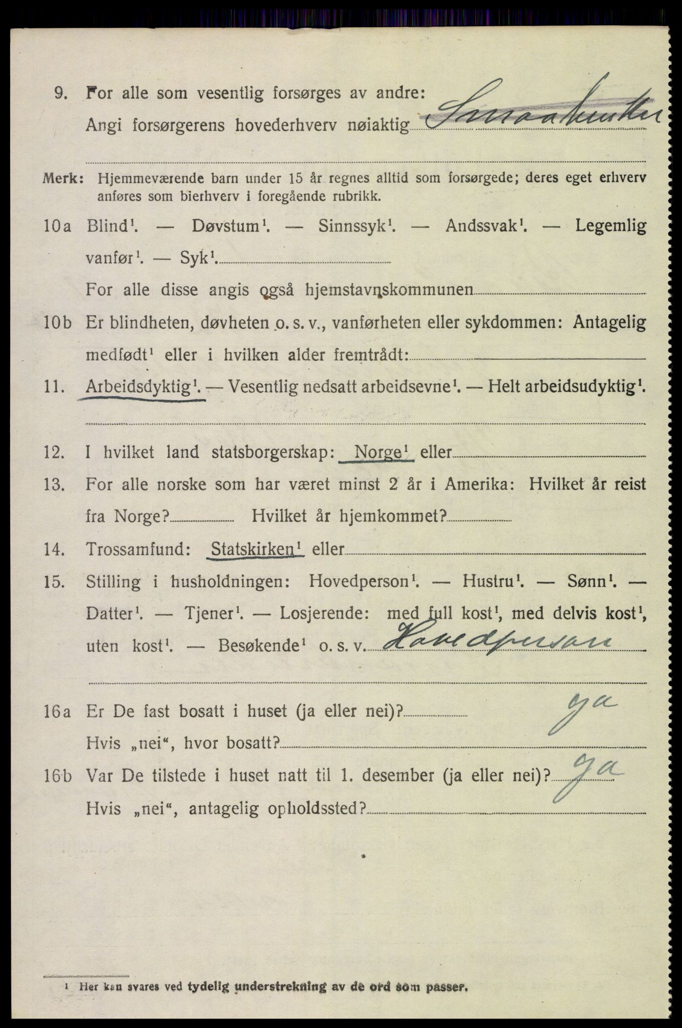 SAH, 1920 census for Ringsaker, 1920, p. 18071