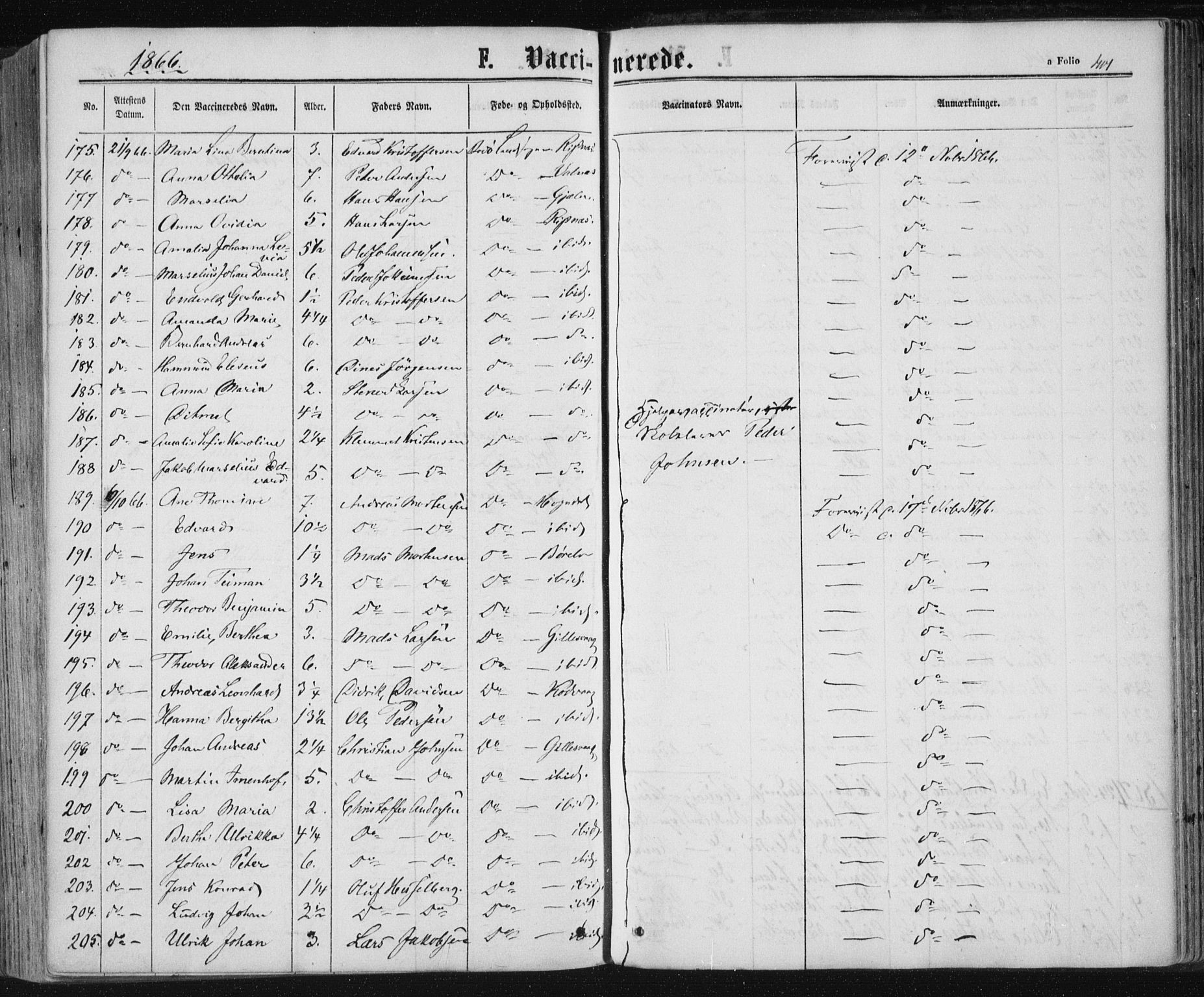 Ministerialprotokoller, klokkerbøker og fødselsregistre - Nordland, AV/SAT-A-1459/801/L0008: Parish register (official) no. 801A08, 1864-1875, p. 401