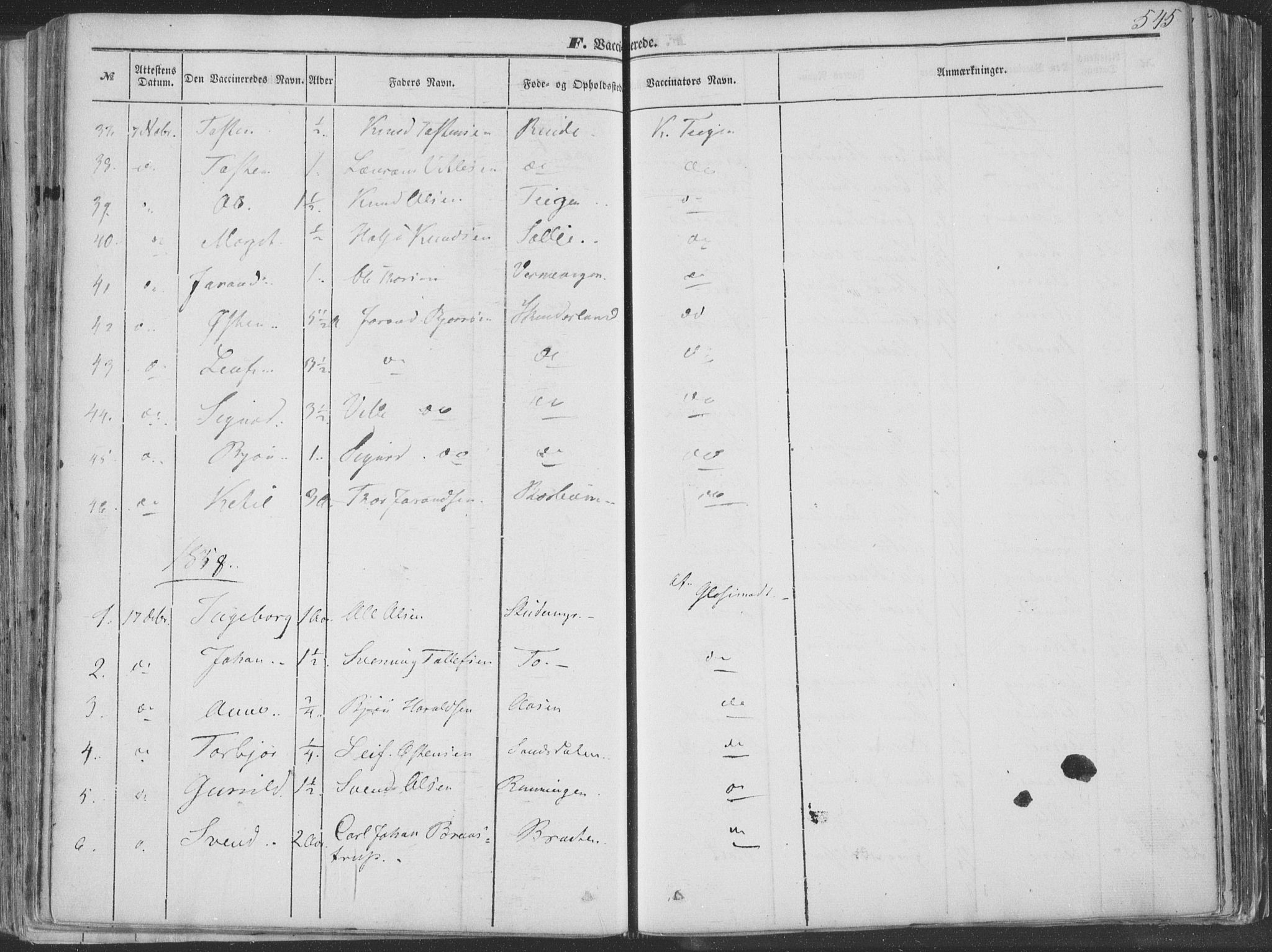 Seljord kirkebøker, SAKO/A-20/F/Fa/L012b: Parish register (official) no. I 12B, 1850-1865, p. 545