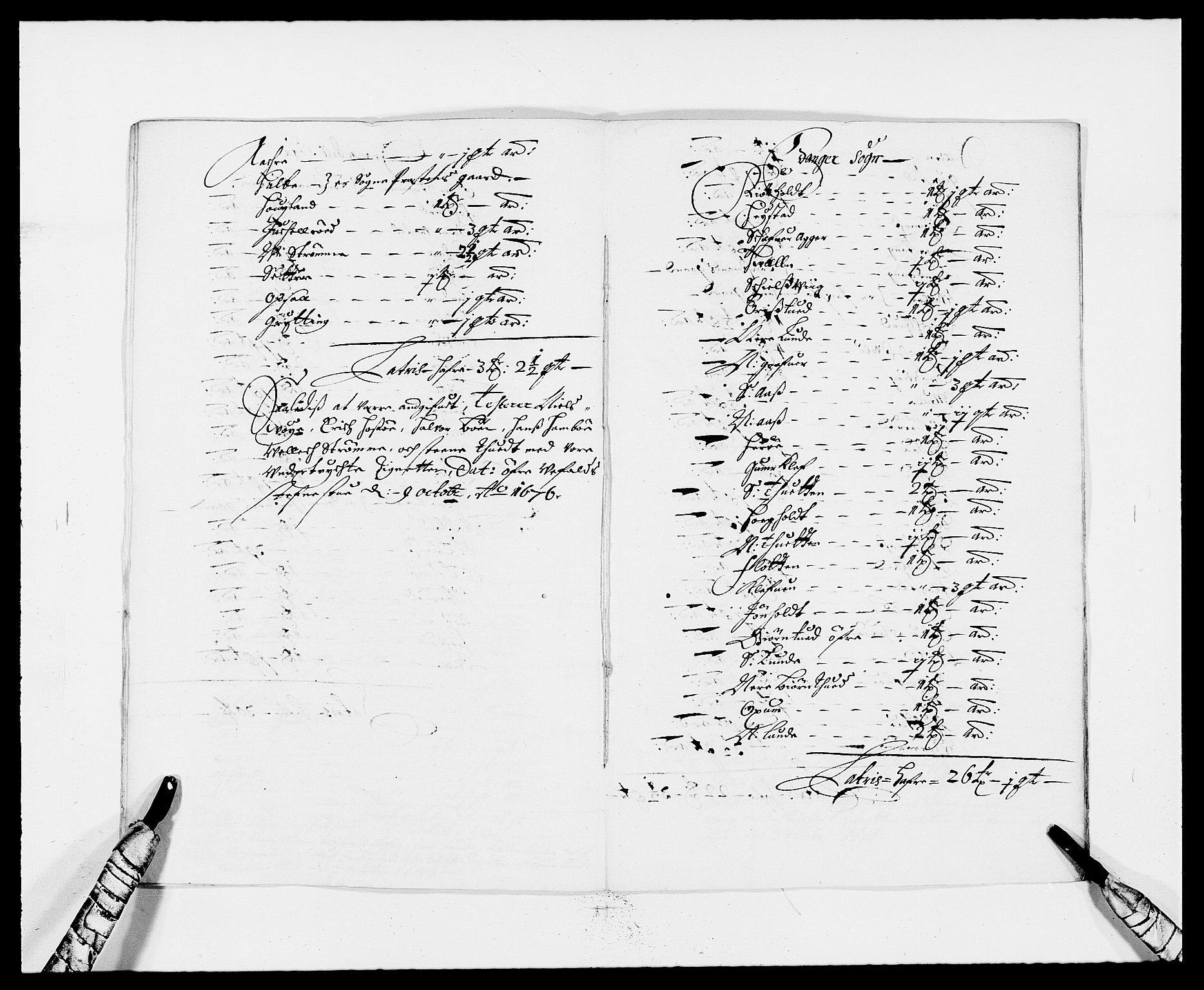 Rentekammeret inntil 1814, Reviderte regnskaper, Fogderegnskap, RA/EA-4092/R34/L2043: Fogderegnskap Bamble, 1676-1677, p. 146