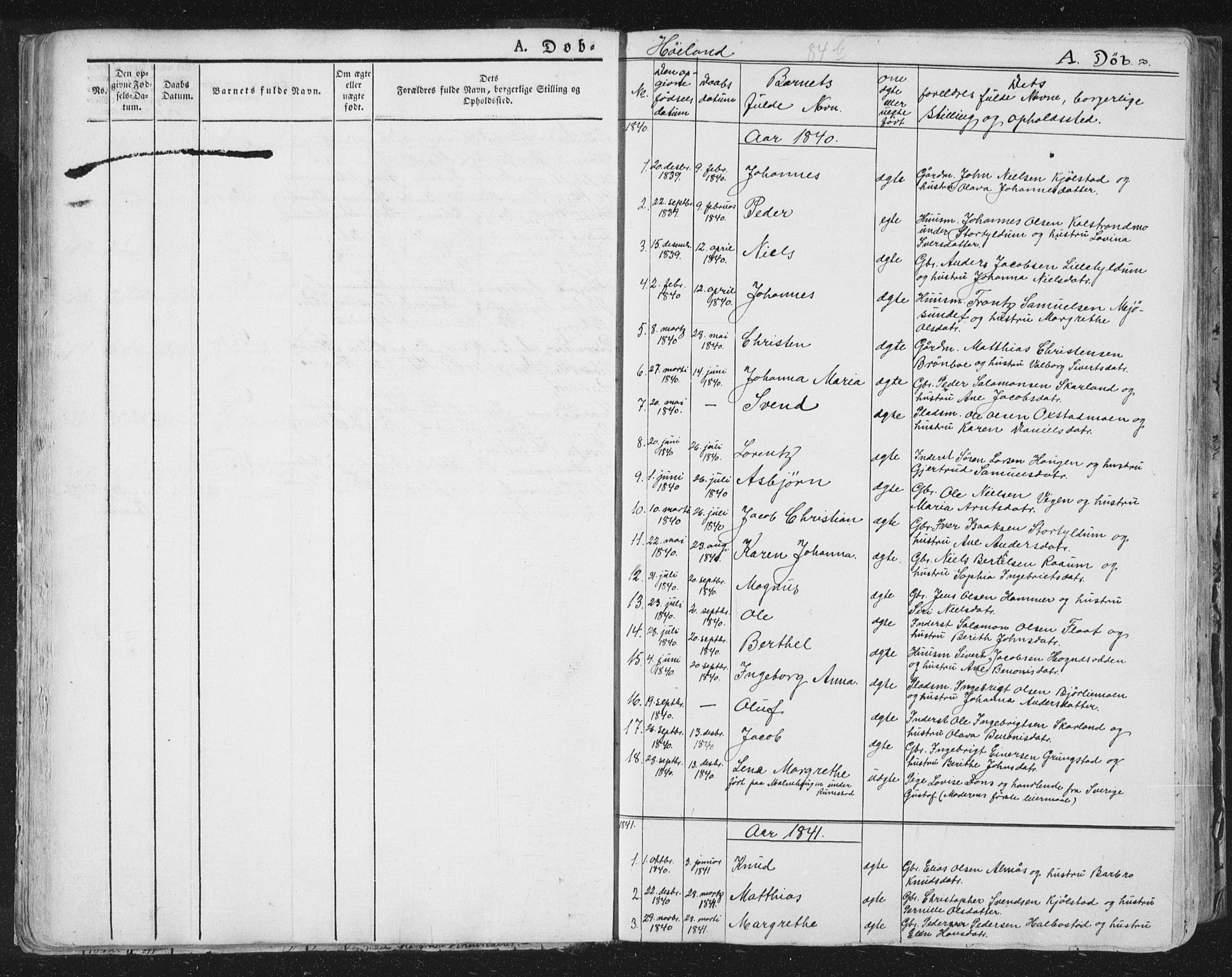 Ministerialprotokoller, klokkerbøker og fødselsregistre - Nord-Trøndelag, SAT/A-1458/758/L0513: Parish register (official) no. 758A02 /2, 1839-1868, p. 84b