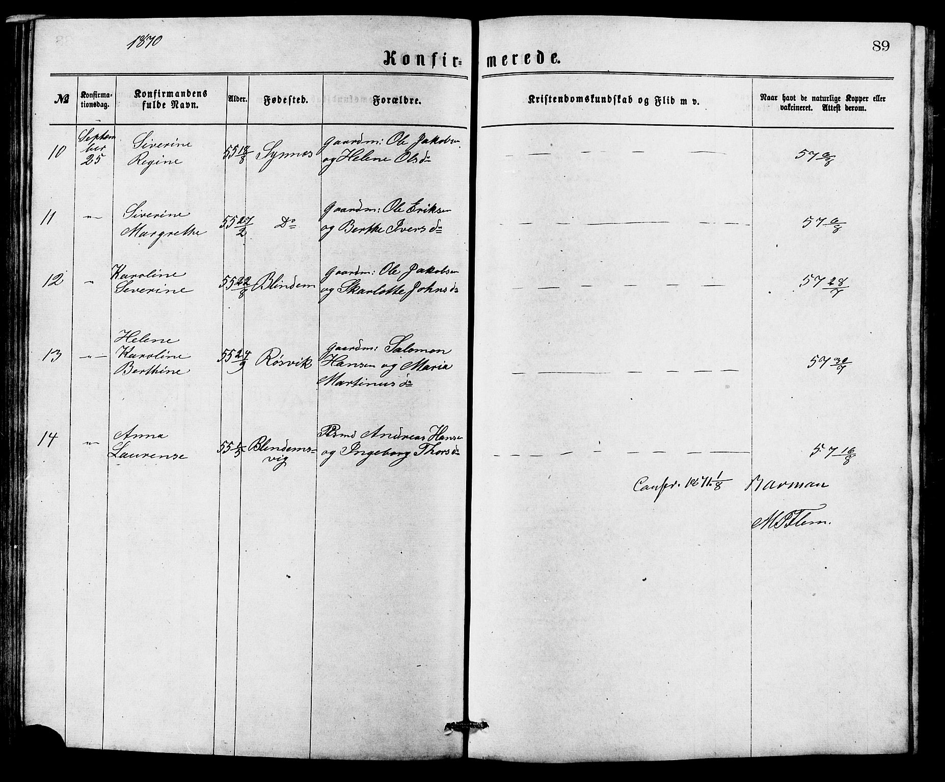 Ministerialprotokoller, klokkerbøker og fødselsregistre - Møre og Romsdal, SAT/A-1454/537/L0521: Parish register (copy) no. 537C02, 1869-1888, p. 89