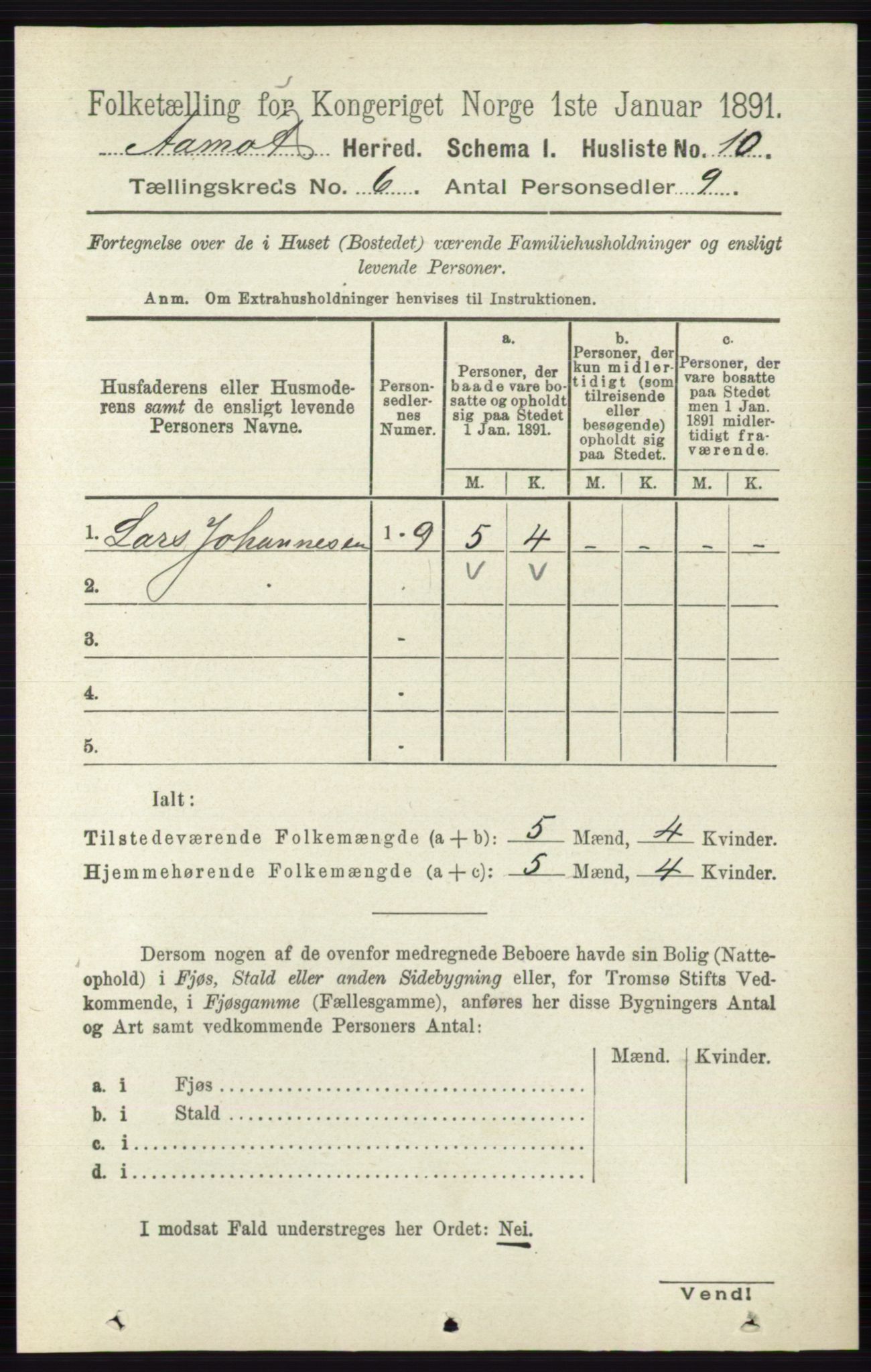 RA, 1891 census for 0429 Åmot, 1891, p. 2747