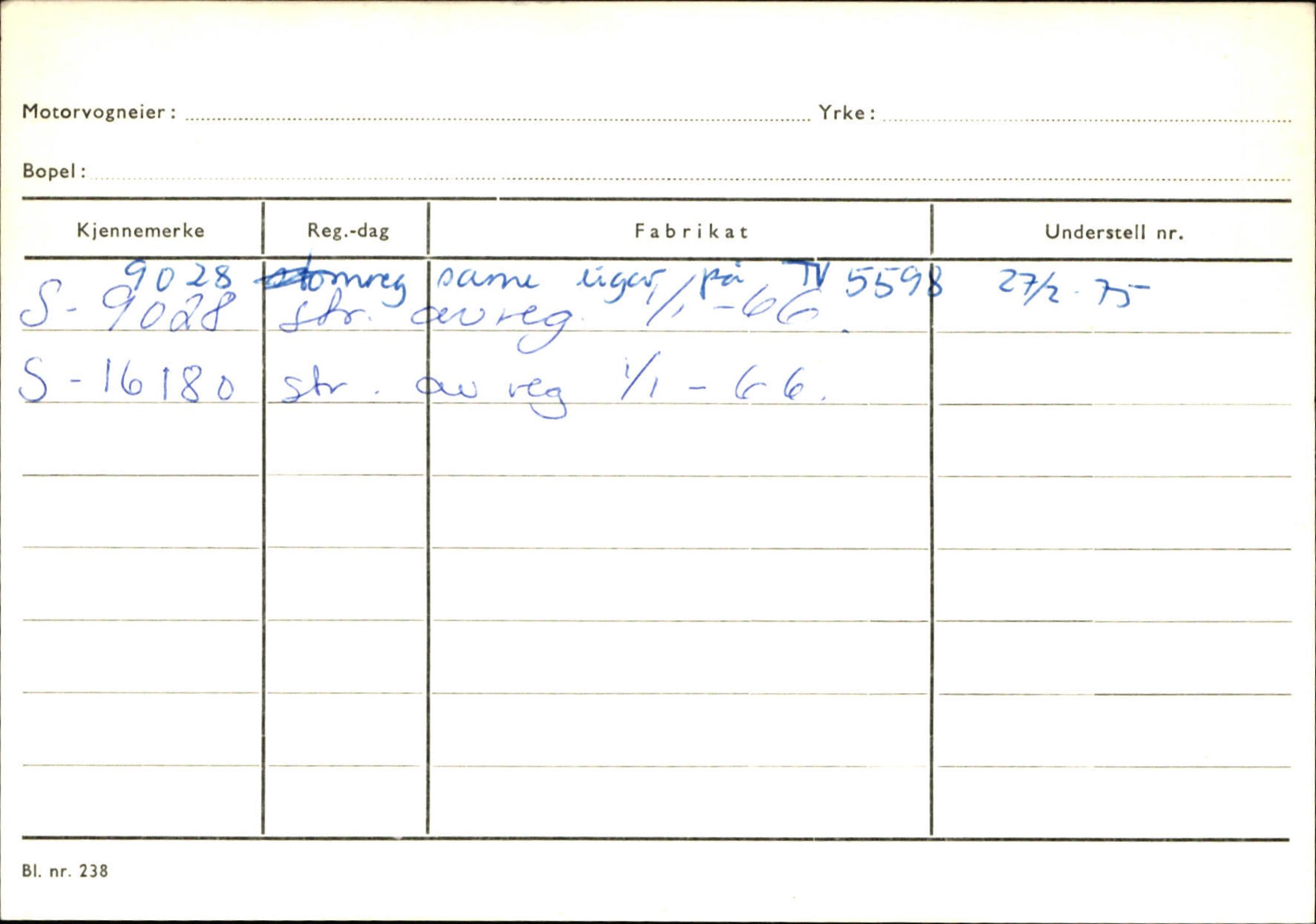 Statens vegvesen, Sogn og Fjordane vegkontor, SAB/A-5301/4/F/L0130: Eigarregister Eid T-Å. Høyanger A-O, 1945-1975, p. 34