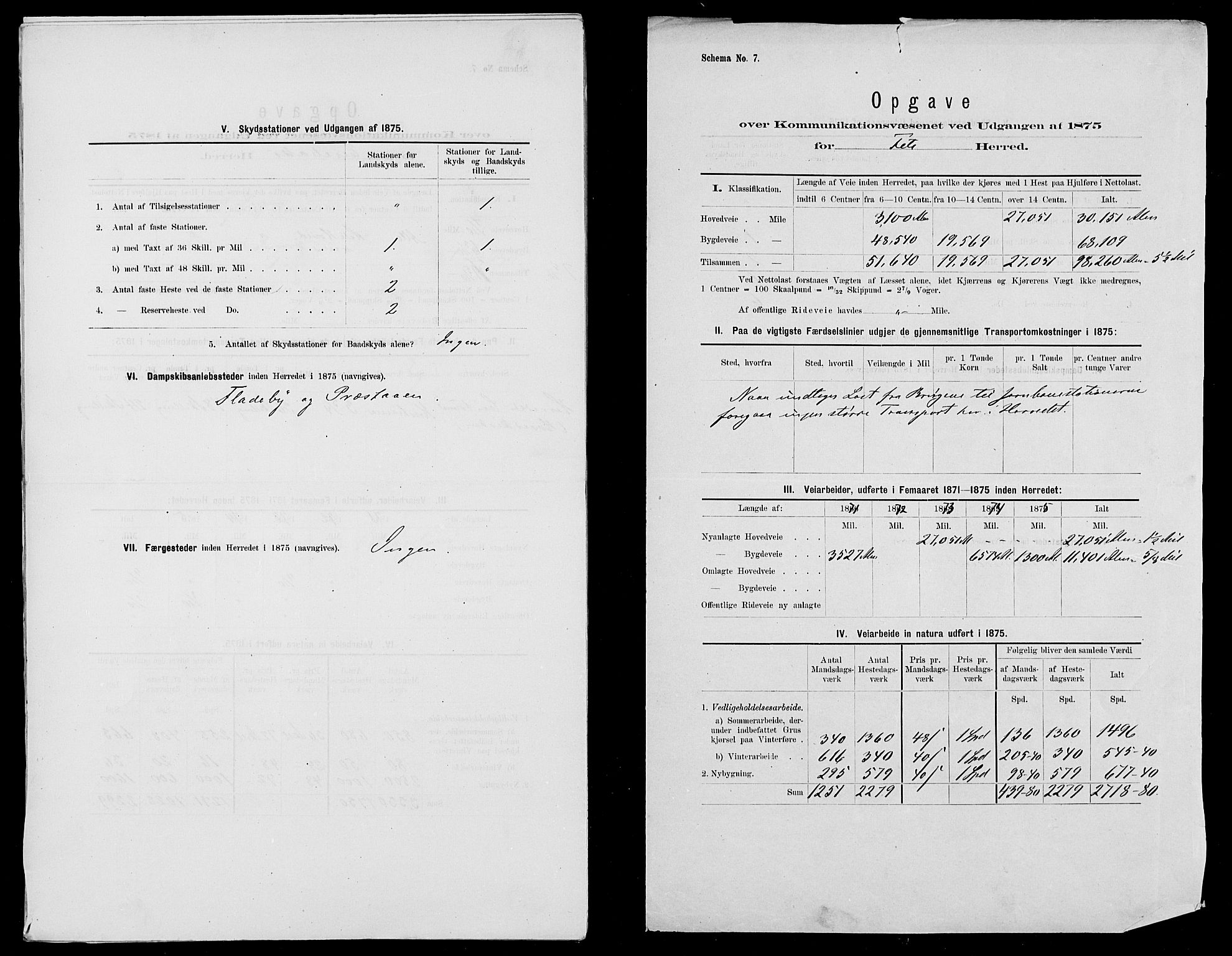 Statistisk sentralbyrå, Næringsøkonomiske emner, Generelt - Amtmennenes femårsberetninger, AV/RA-S-2233/F/Fa/L0040: --, 1871-1875, p. 21