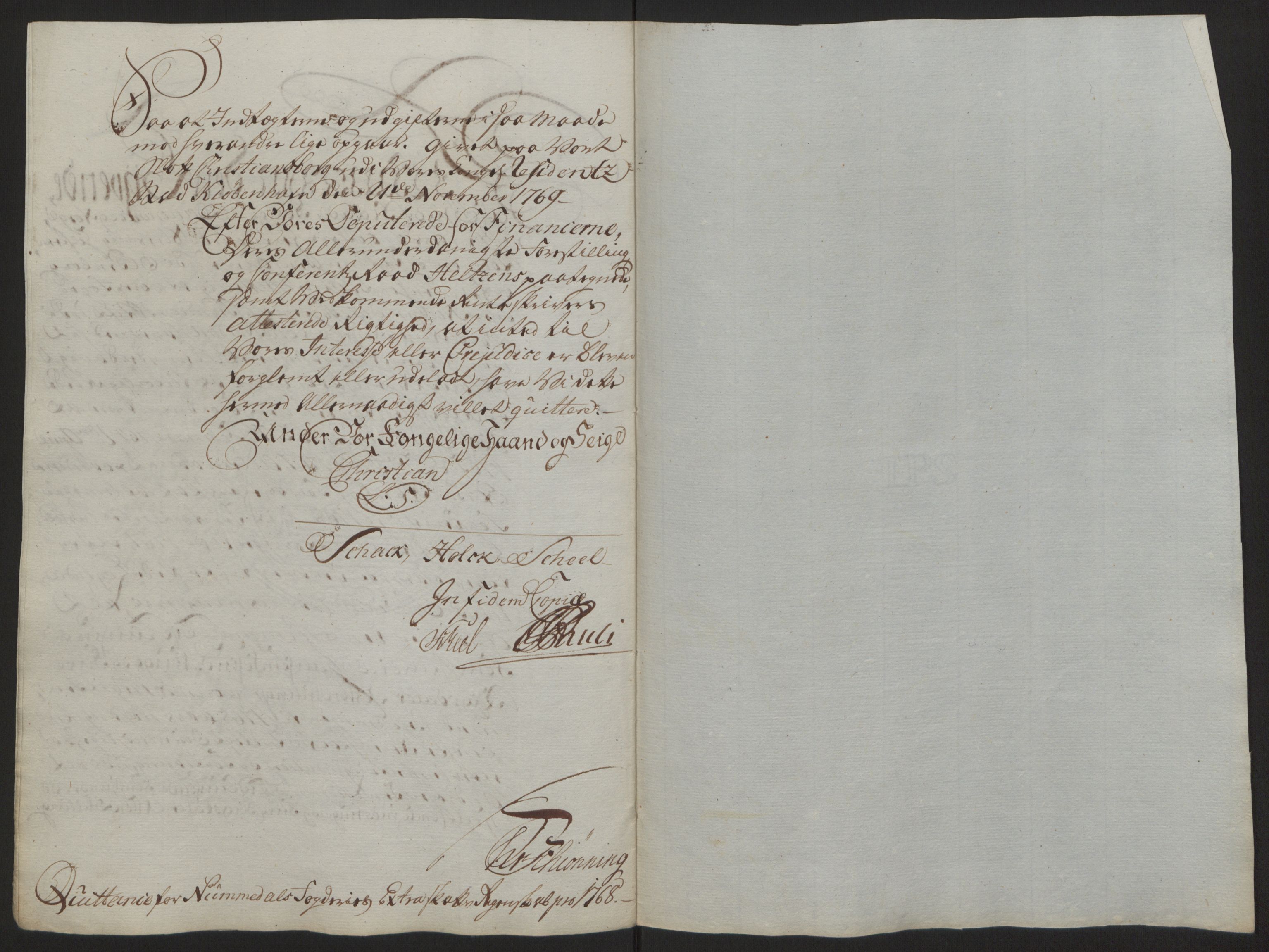 Rentekammeret inntil 1814, Reviderte regnskaper, Fogderegnskap, RA/EA-4092/R64/L4502: Ekstraskatten Namdal, 1762-1772, p. 263