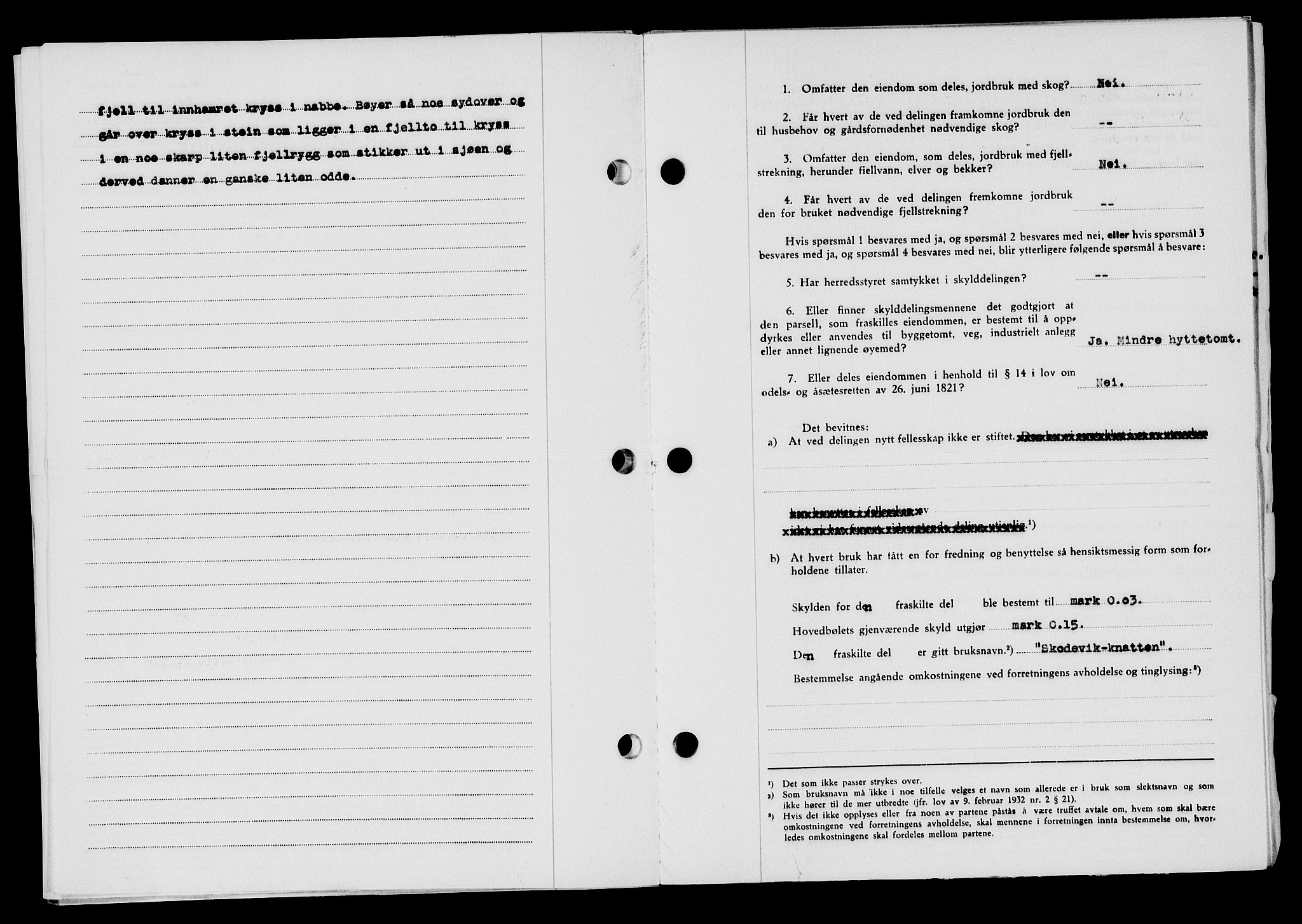 Flekkefjord sorenskriveri, SAK/1221-0001/G/Gb/Gba/L0065: Mortgage book no. A-13, 1949-1949, Diary no: : 347/1949