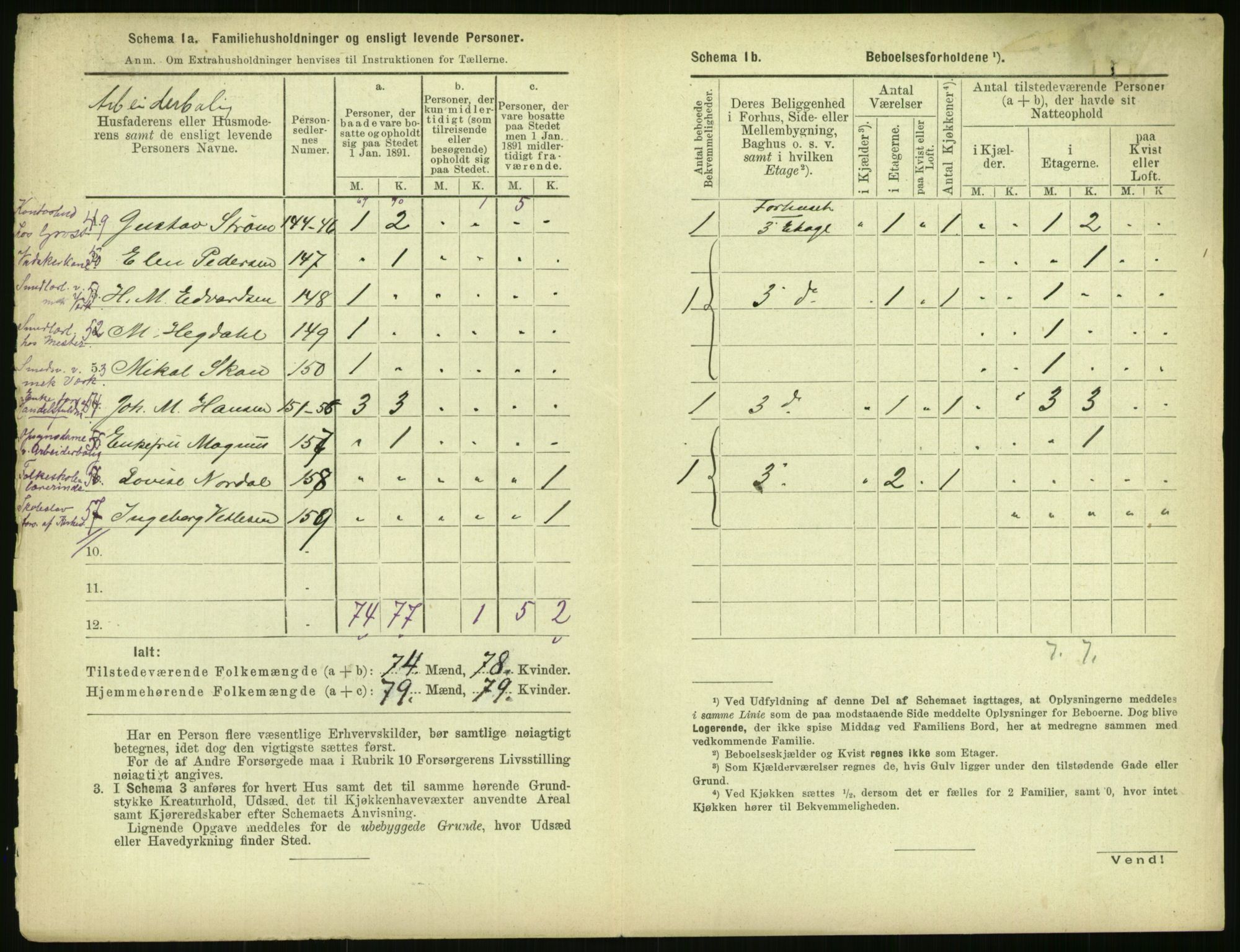 RA, 1891 census for 0301 Kristiania, 1891, p. 89642