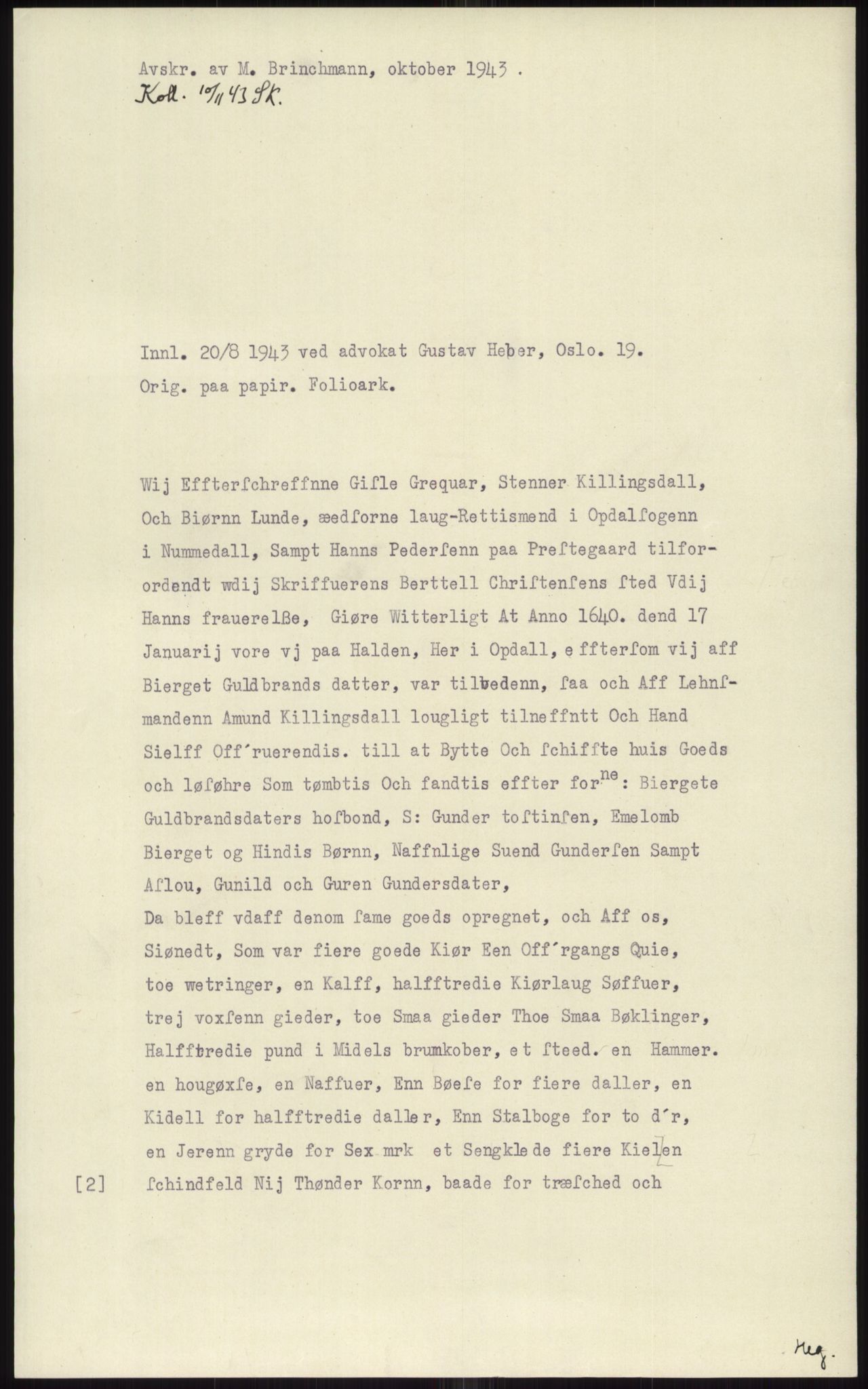 Samlinger til kildeutgivelse, Diplomavskriftsamlingen, AV/RA-EA-4053/H/Ha, p. 1210