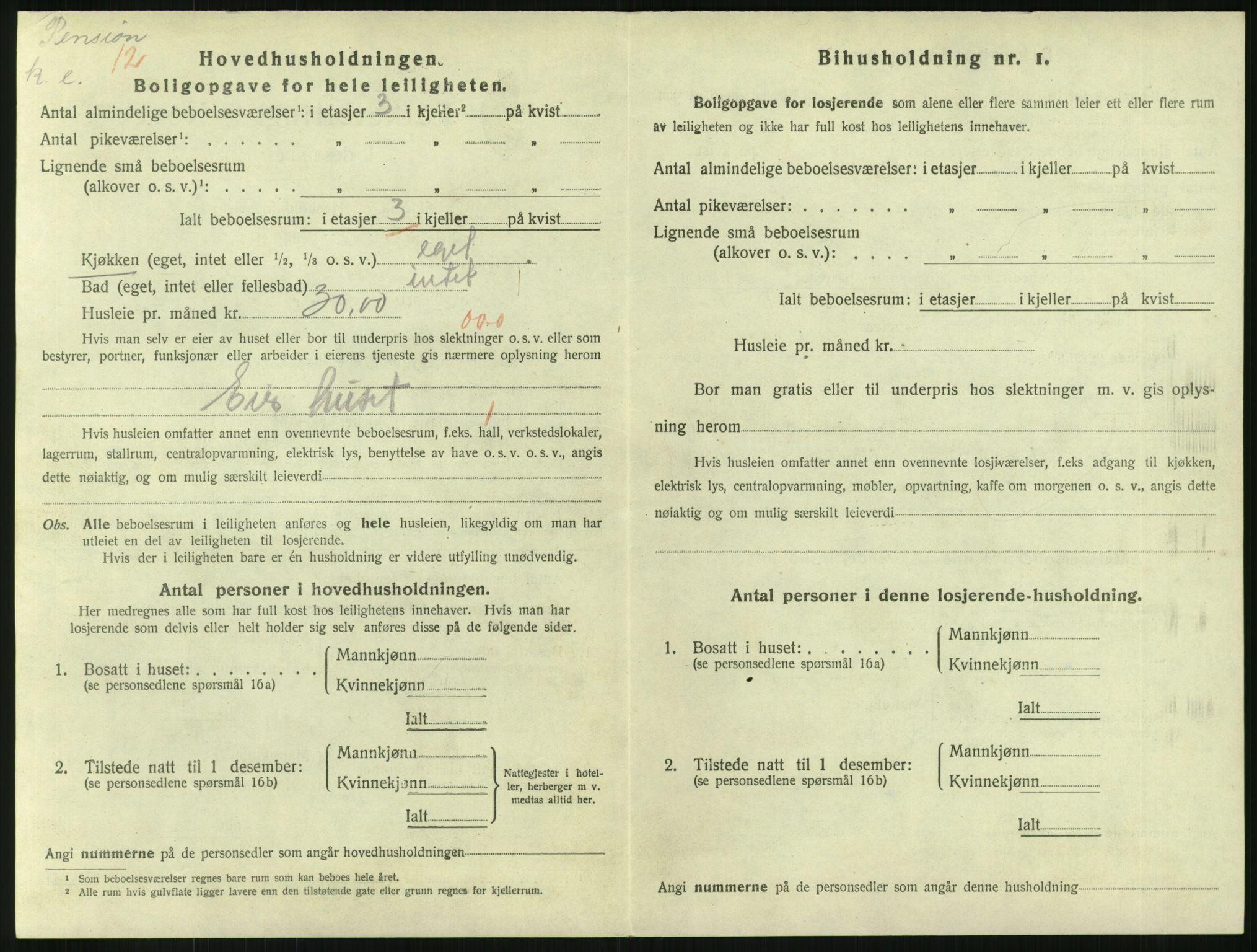 SAKO, 1920 census for Horten, 1920, p. 3556