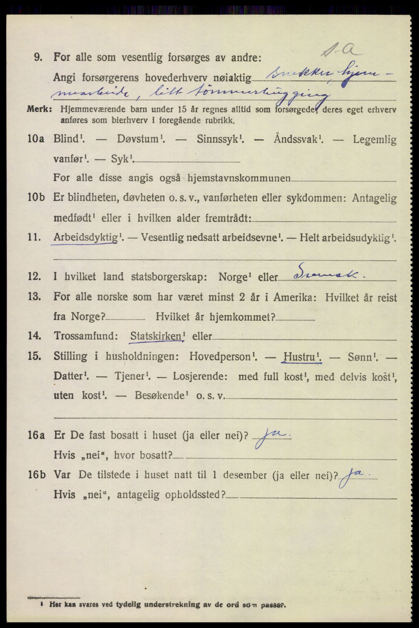 SAH, 1920 census for Åsnes, 1920, p. 12337