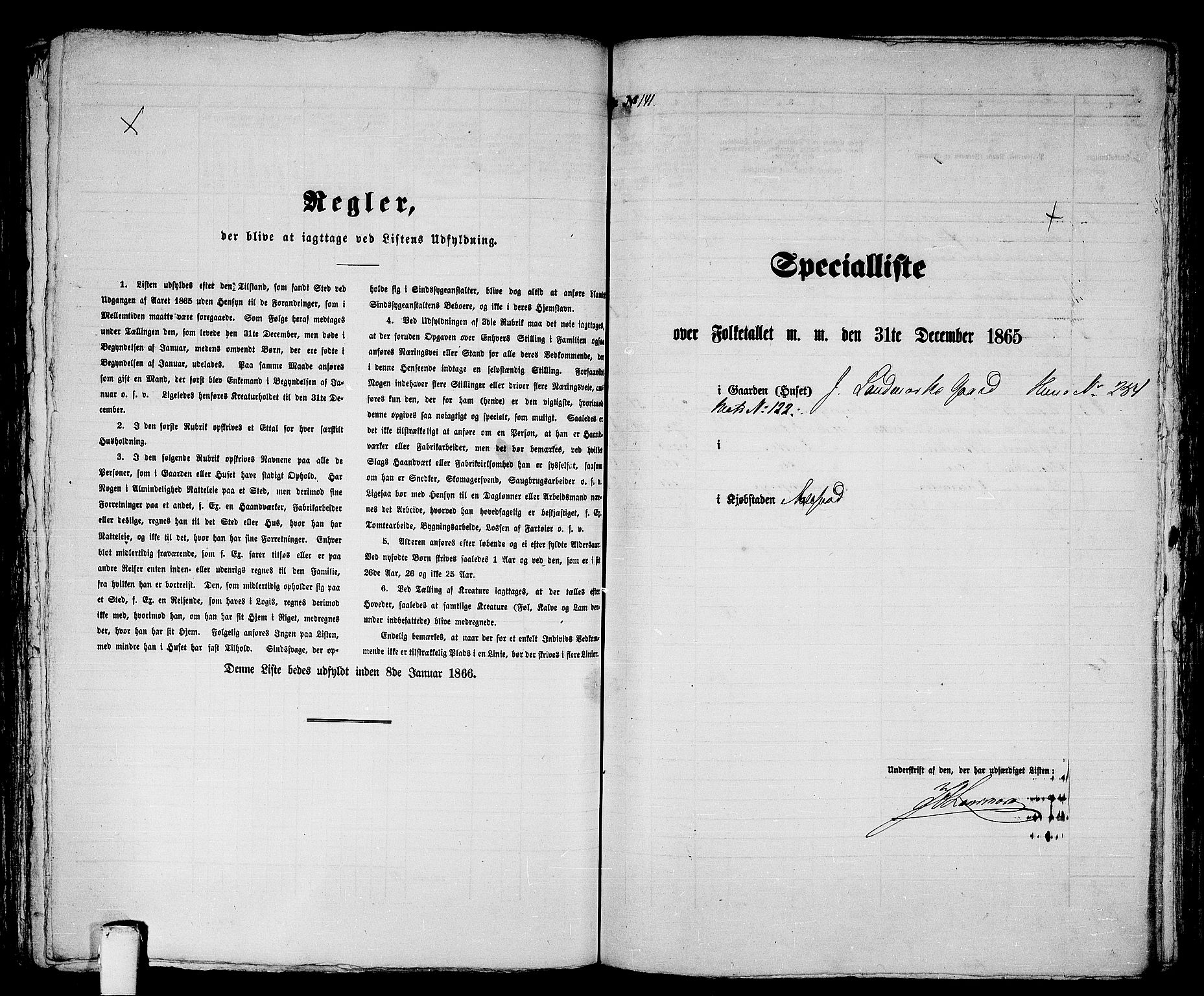 RA, 1865 census for Ålesund, 1865, p. 297