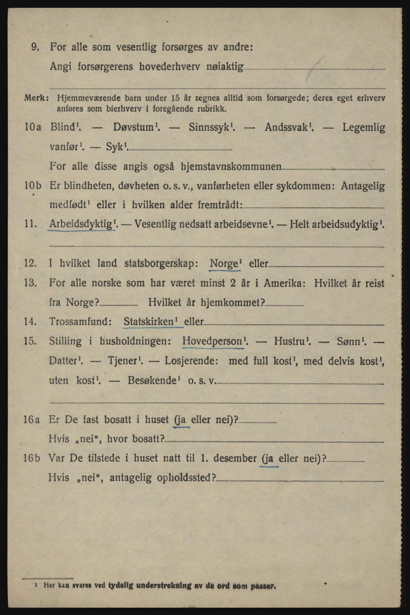 SAO, 1920 census for Berg, 1920, p. 14020