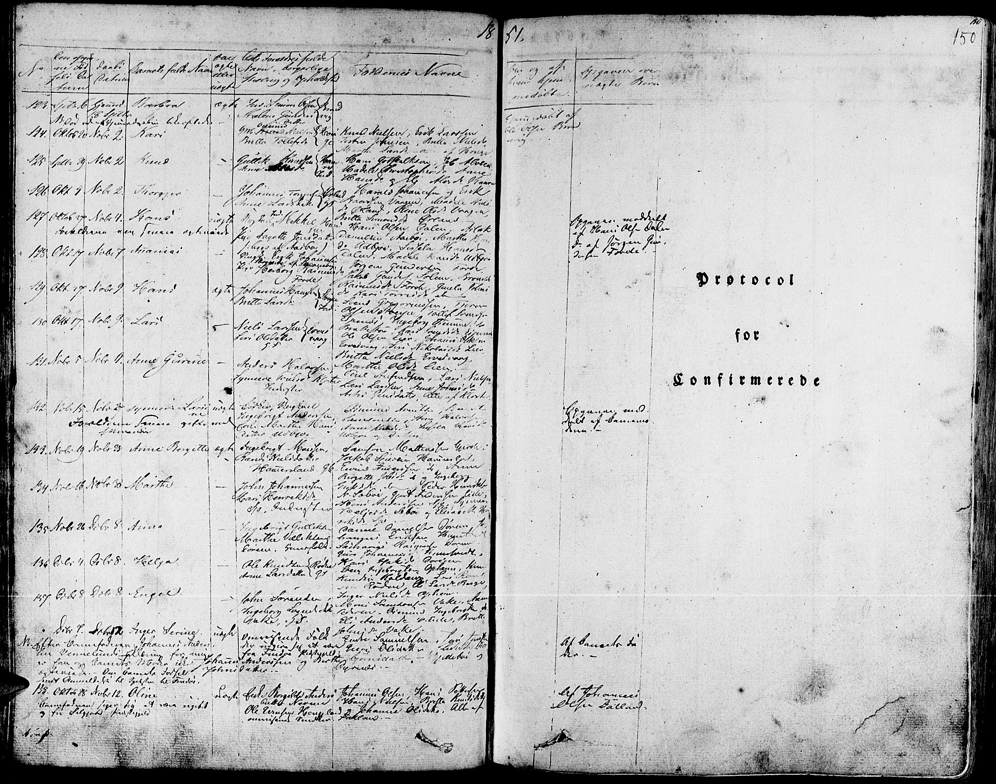 Fjelberg sokneprestembete, AV/SAB-A-75201/H/Haa: Parish register (official) no. A 6, 1835-1851, p. 150