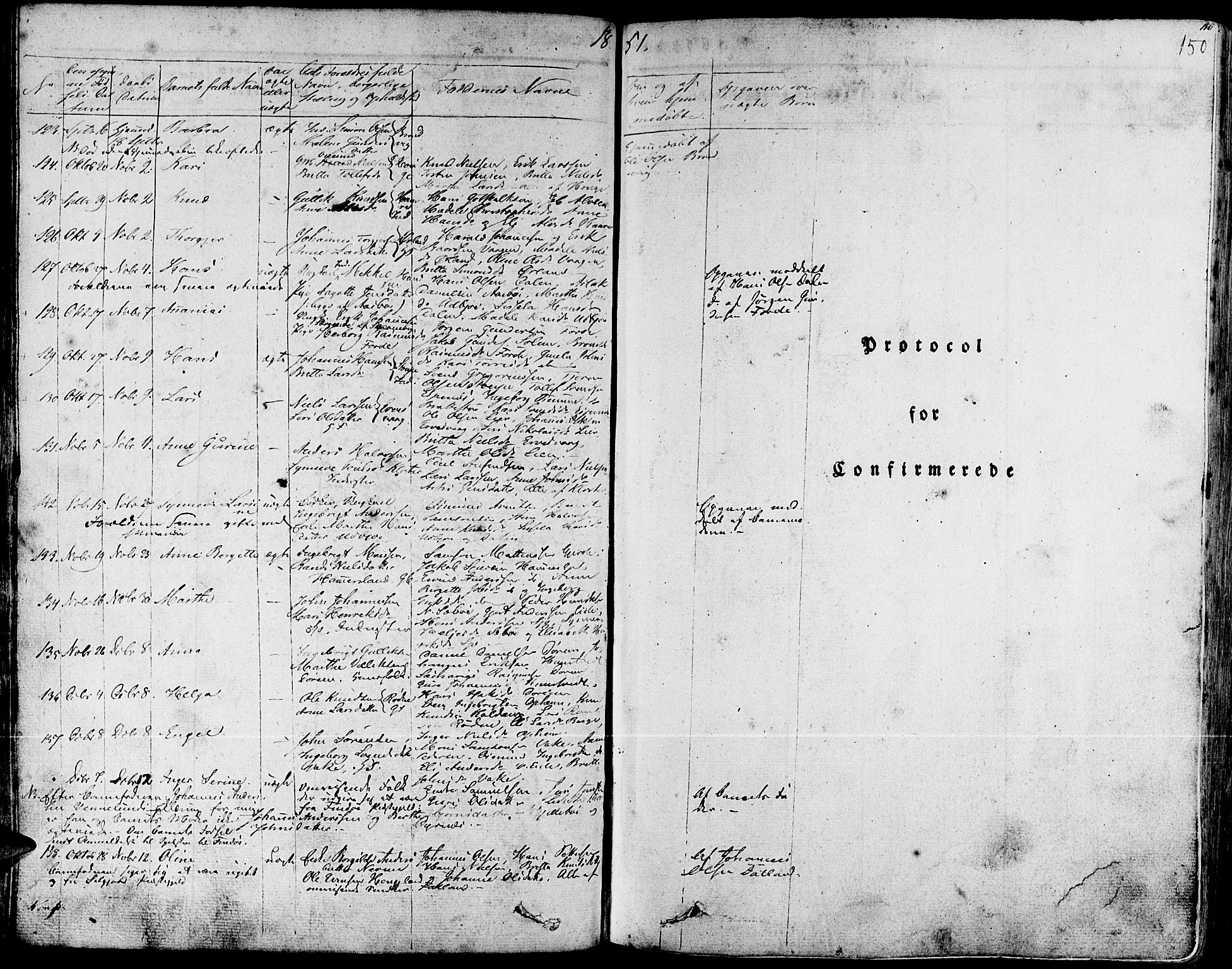 Fjelberg sokneprestembete, SAB/A-75201/H/Haa: Parish register (official) no. A 6, 1835-1851, p. 150