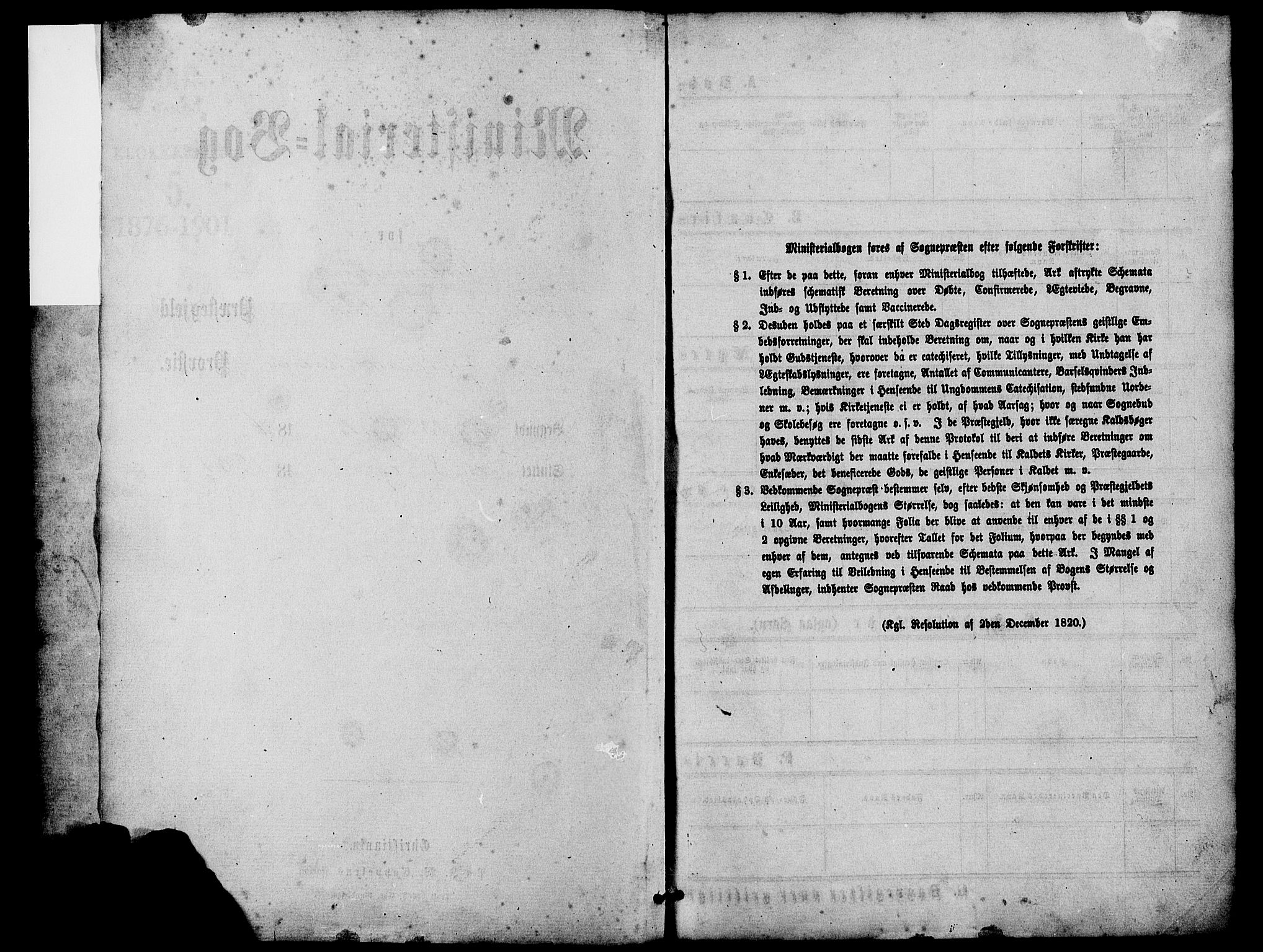 Lom prestekontor, SAH/PREST-070/L/L0005: Parish register (copy) no. 5, 1876-1901