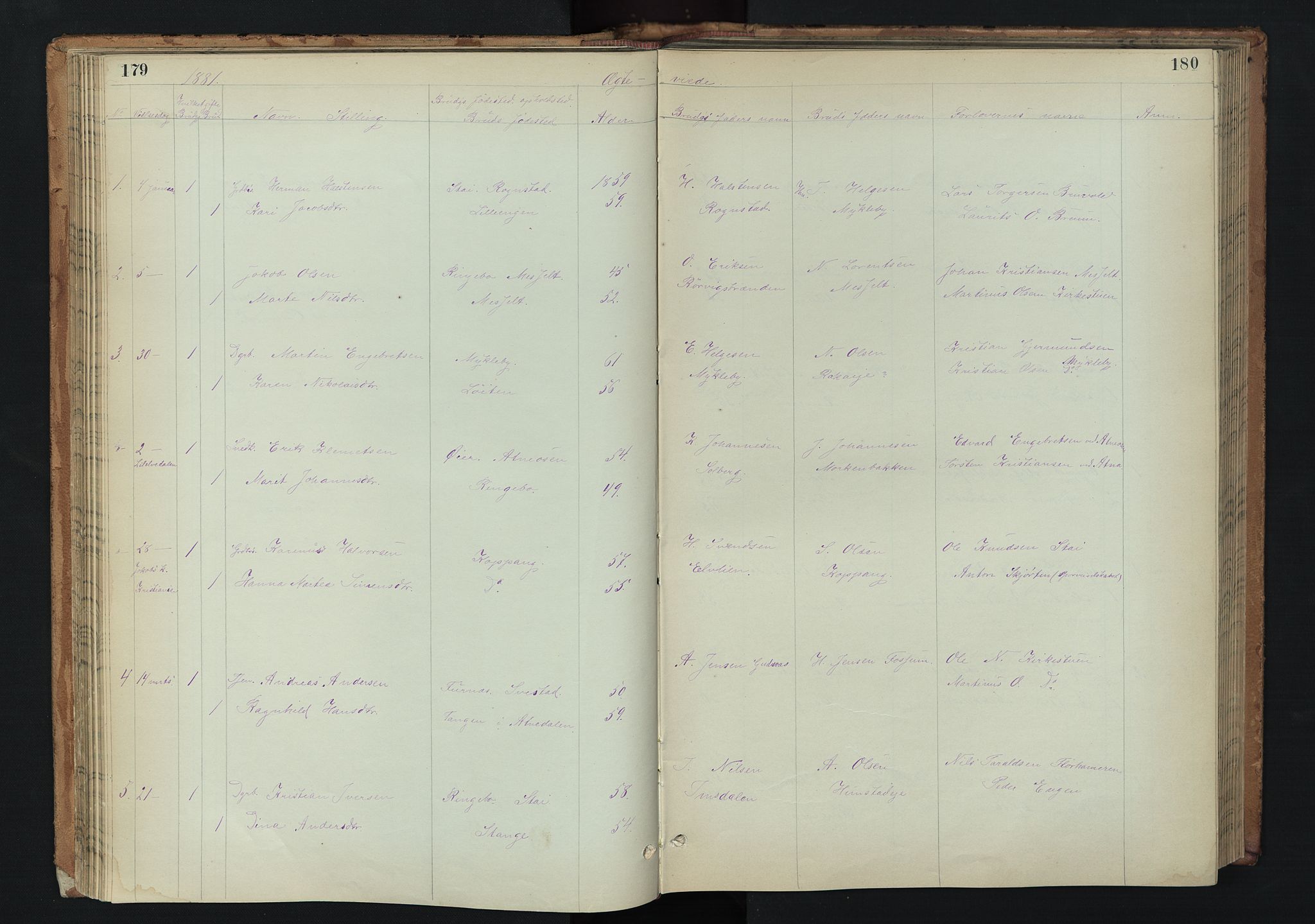 Stor-Elvdal prestekontor, AV/SAH-PREST-052/H/Ha/Hab/L0002: Parish register (copy) no. 2, 1860-1894, p. 179-180