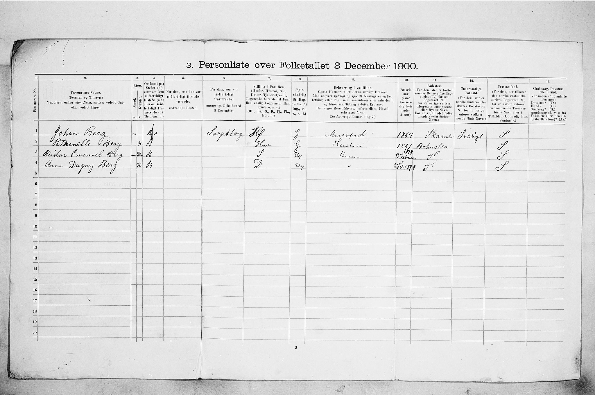 SAO, 1900 census for Kristiania, 1900, p. 37568