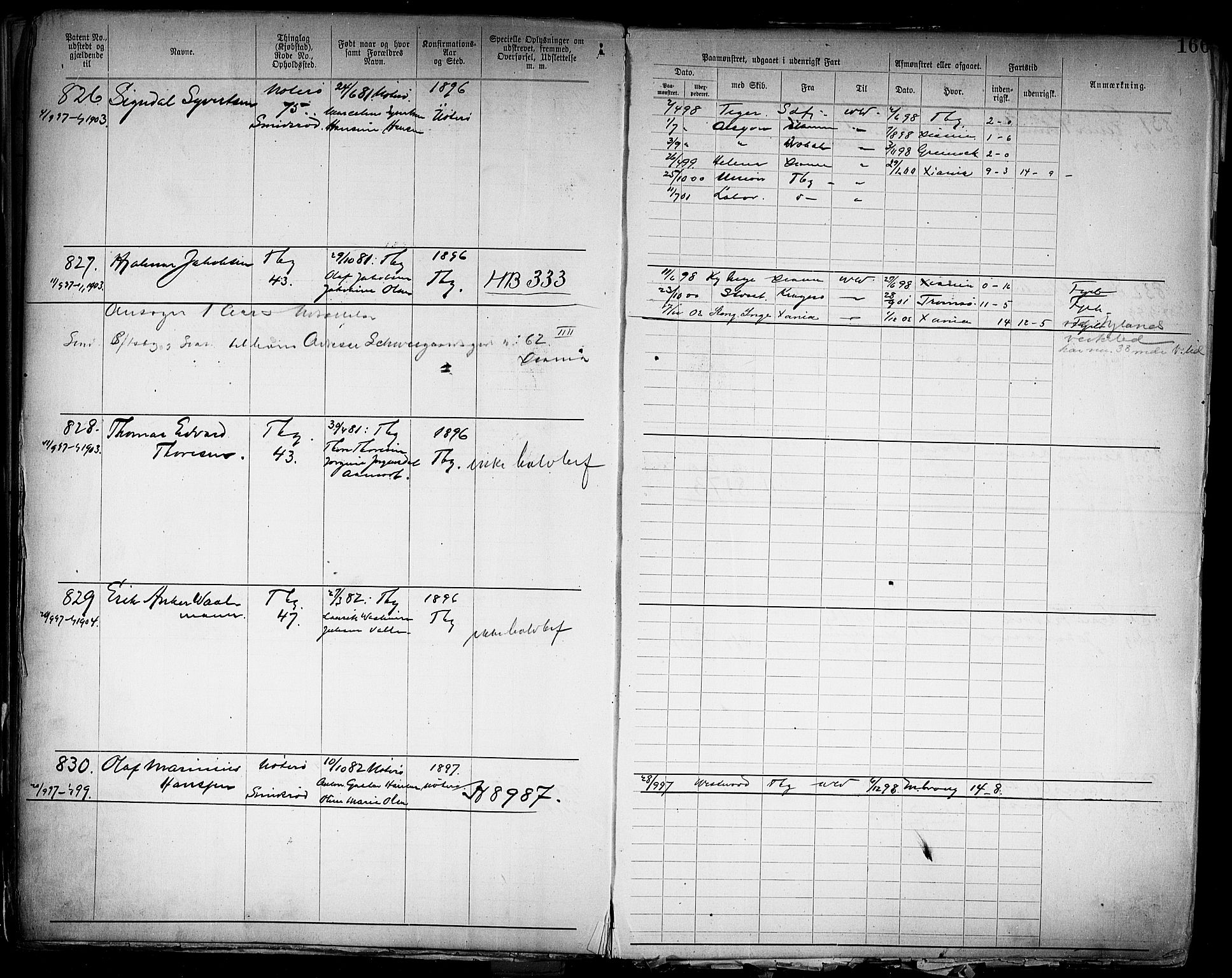 Tønsberg innrulleringskontor, AV/SAKO-A-786/F/Fb/L0004: Annotasjonsrulle Patent nr. 1-2400, 1892-1904, p. 131