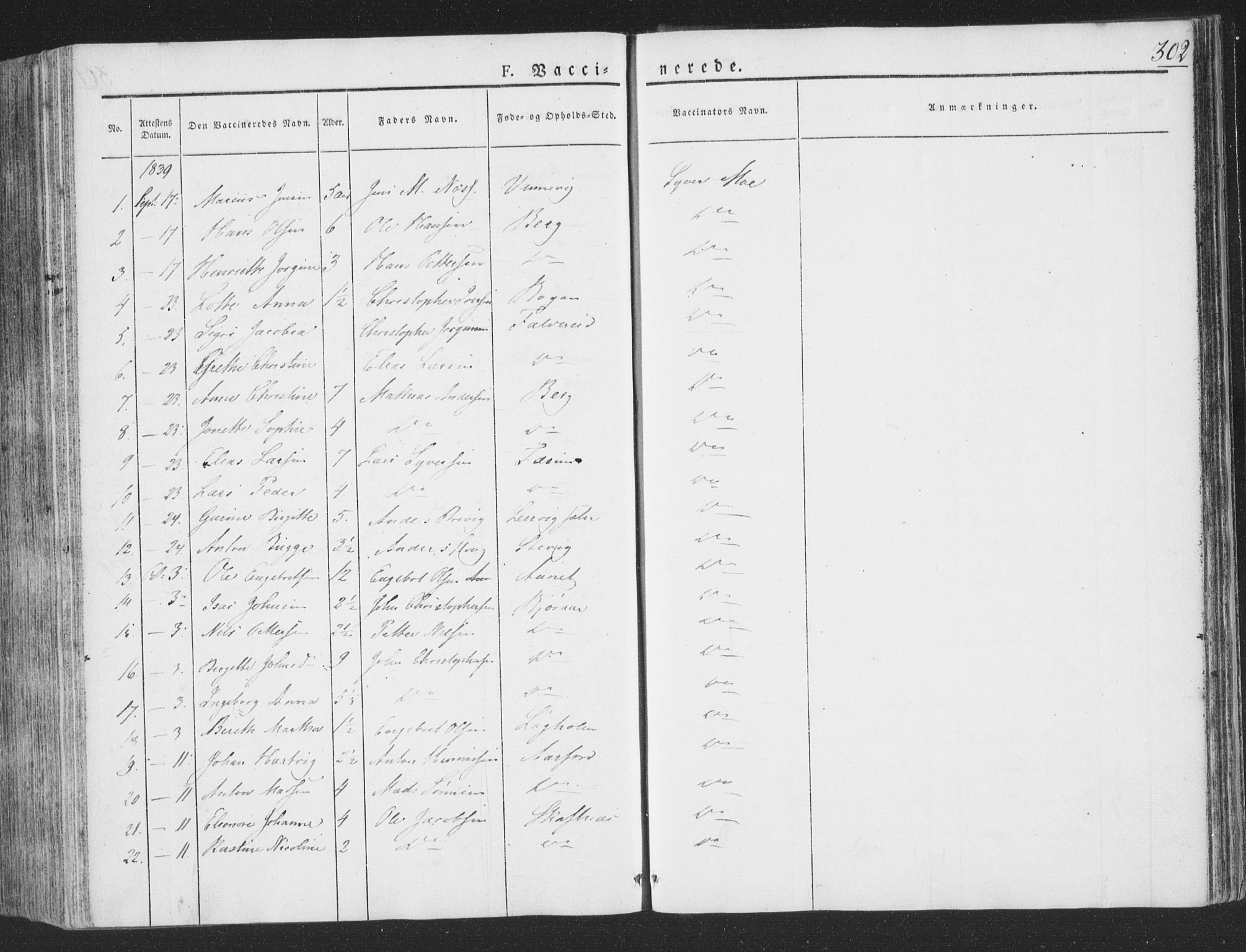 Ministerialprotokoller, klokkerbøker og fødselsregistre - Nord-Trøndelag, SAT/A-1458/780/L0639: Parish register (official) no. 780A04, 1830-1844, p. 302
