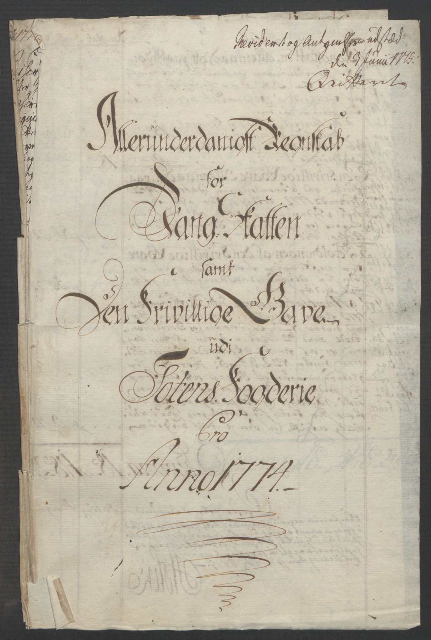 Rentekammeret inntil 1814, Reviderte regnskaper, Fogderegnskap, AV/RA-EA-4092/R19/L1399: Fogderegnskap Toten, Hadeland og Vardal, 1762-1783, p. 327