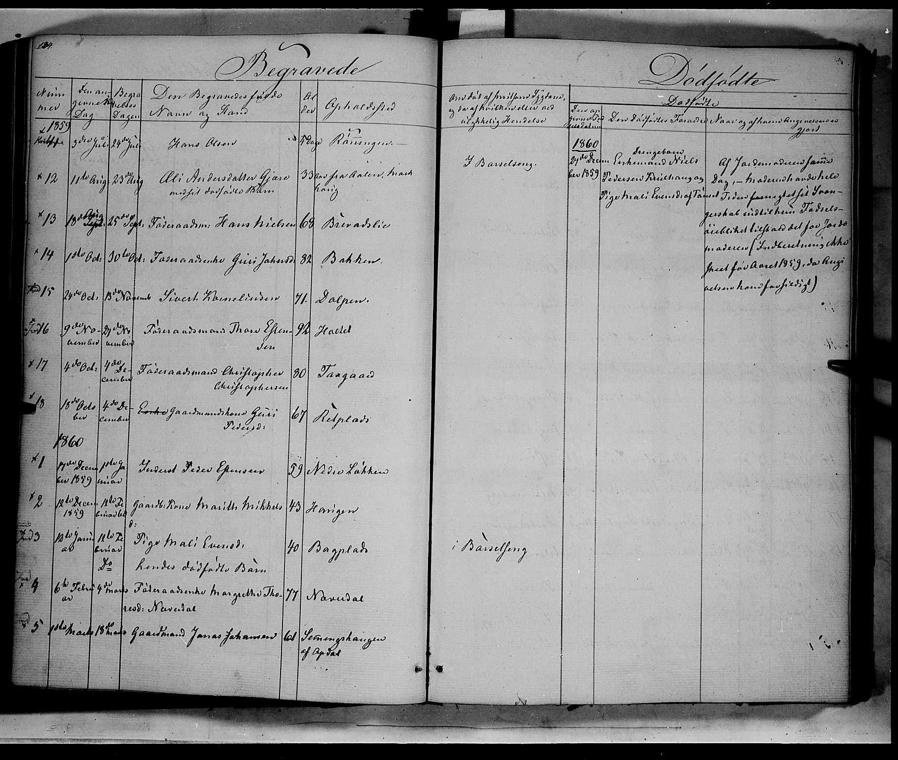 Kvikne prestekontor, AV/SAH-PREST-064/H/Ha/Haa/L0005: Parish register (official) no. 5, 1841-1862, p. 134