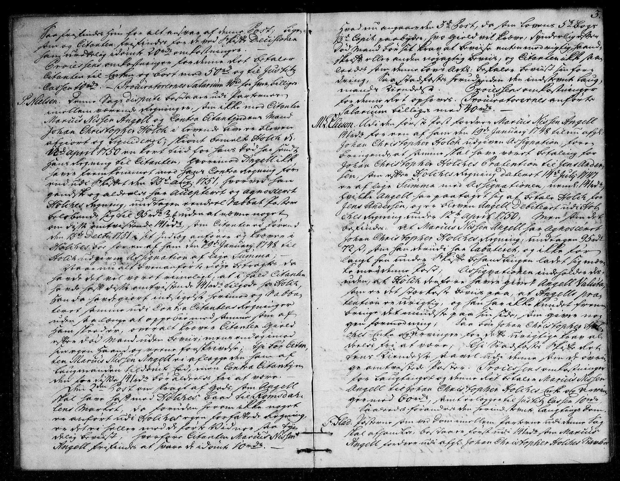 Overhoffretten 1667-1797, AV/RA-EA-2884/Ac/L0191: Voteringsprotokoll, 1755, p. 2b-3a