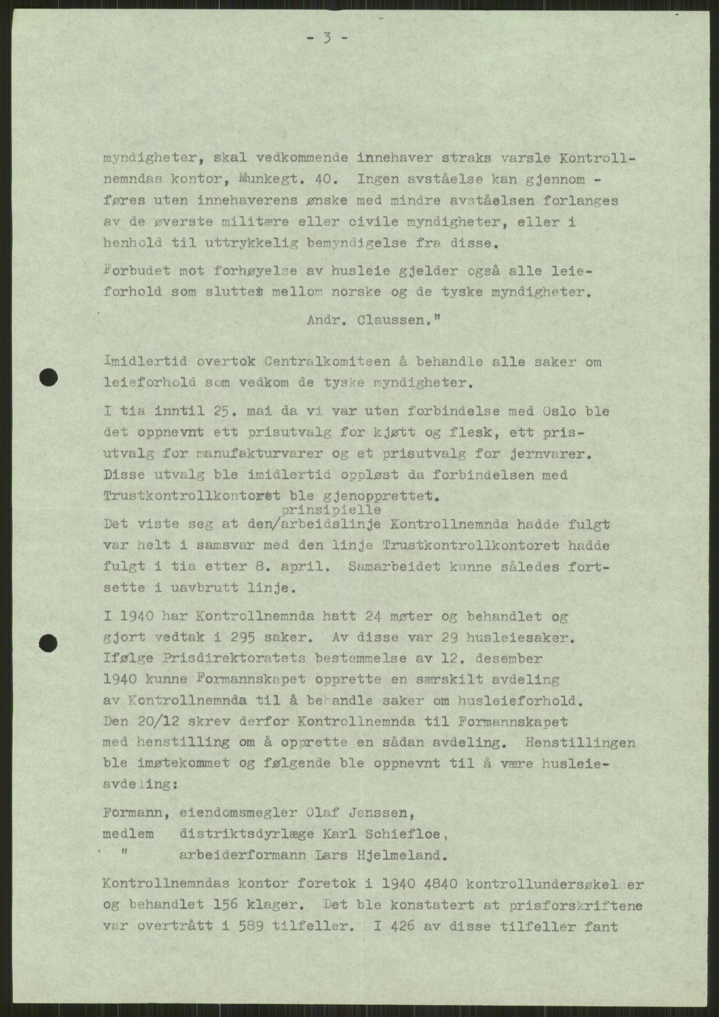 Forsvaret, Forsvarets krigshistoriske avdeling, RA/RAFA-2017/Y/Ya/L0016: II-C-11-31 - Fylkesmenn.  Rapporter om krigsbegivenhetene 1940., 1940, p. 232