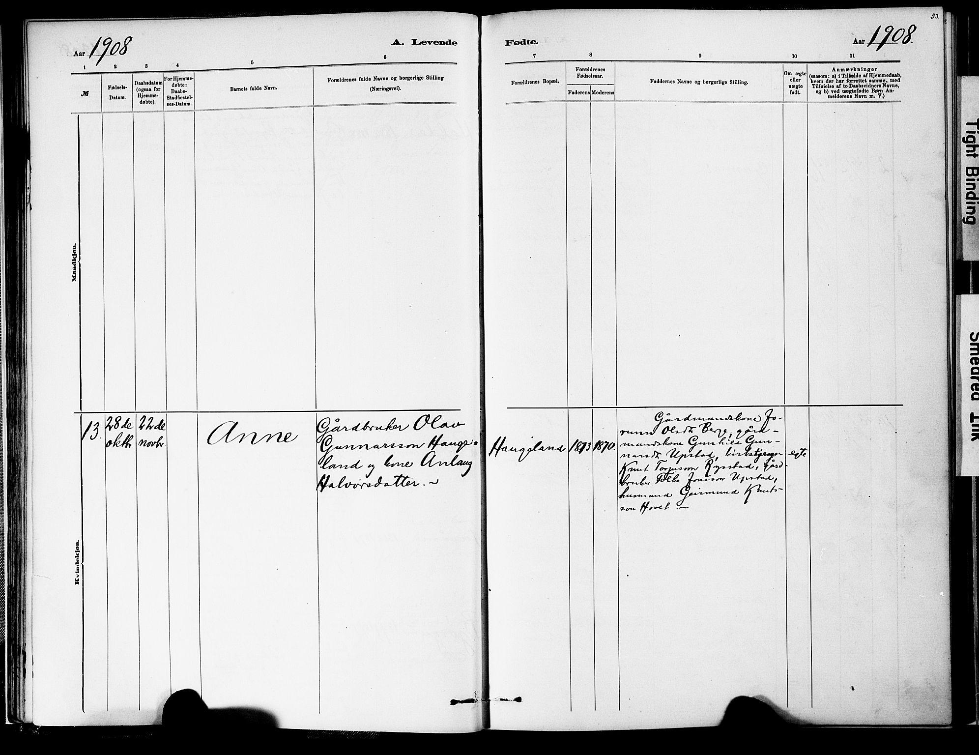 Valle sokneprestkontor, AV/SAK-1111-0044/F/Fa/Fab/L0001: Parish register (official) no. A 1, 1882-1910, p. 53