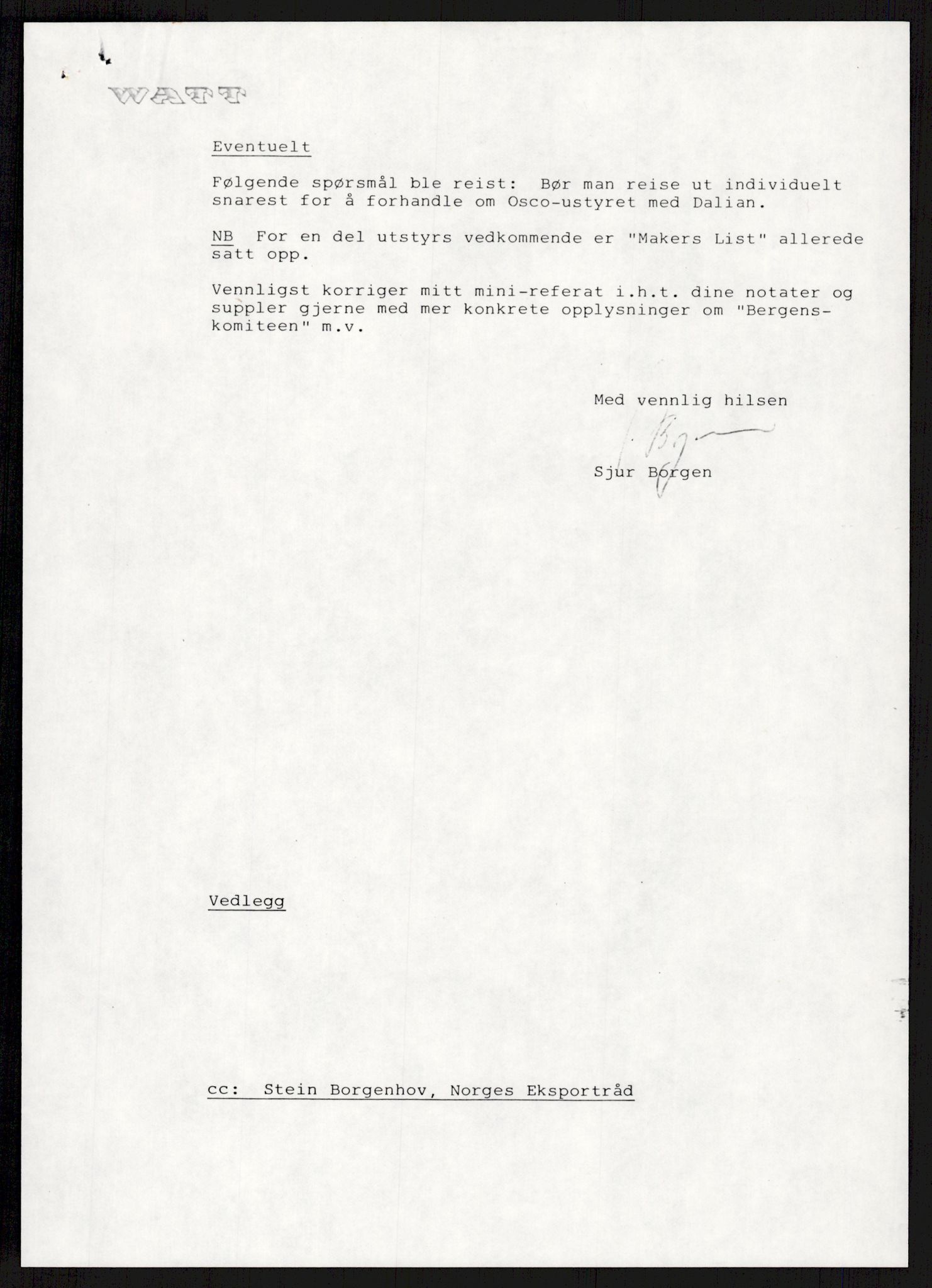 "17-Gruppen Kina", AV/RA-PA-1688/A/L0001: Møtereferater, 1979-1986, p. 89