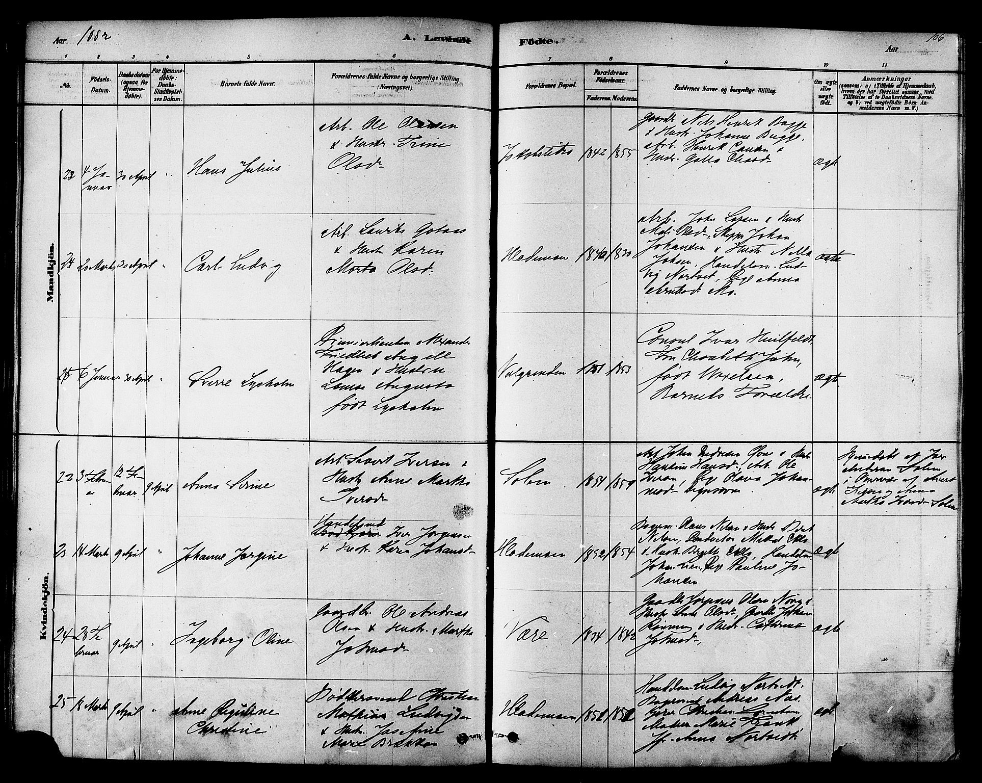 Ministerialprotokoller, klokkerbøker og fødselsregistre - Sør-Trøndelag, AV/SAT-A-1456/606/L0294: Parish register (official) no. 606A09, 1878-1886, p. 106