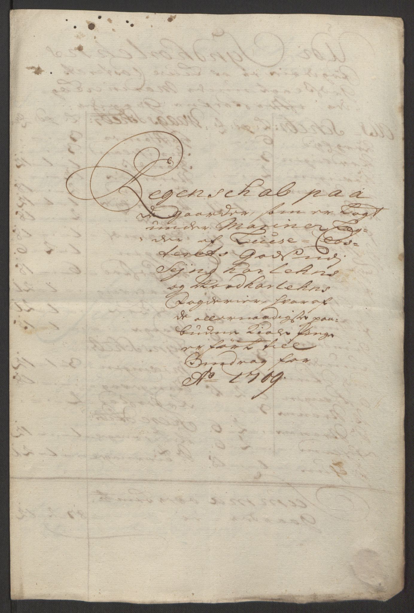 Rentekammeret inntil 1814, Reviderte regnskaper, Fogderegnskap, RA/EA-4092/R50/L3159: Fogderegnskap Lyse kloster, 1691-1709, p. 309