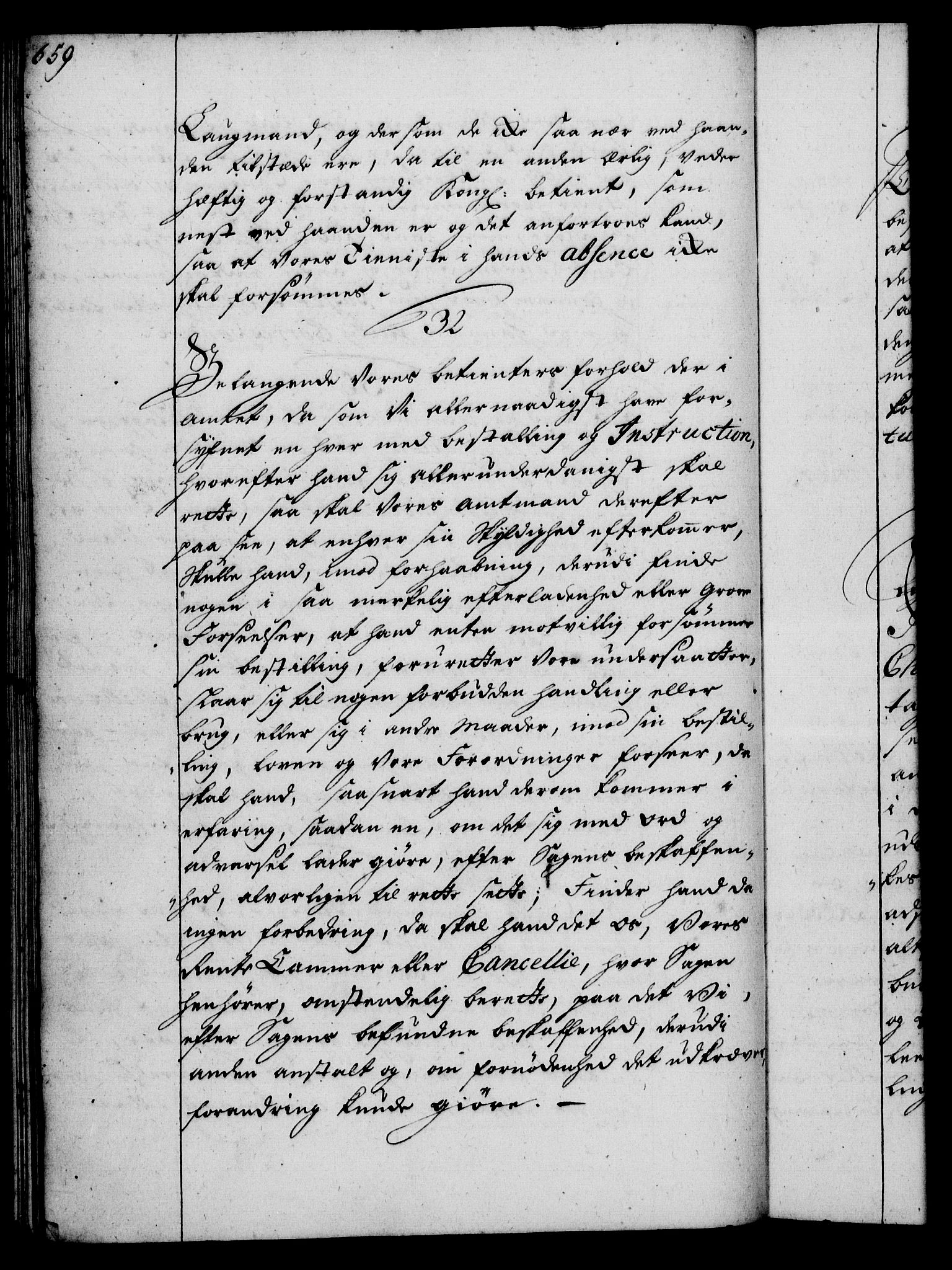 Rentekammeret, Kammerkanselliet, RA/EA-3111/G/Gg/Ggi/L0002: Norsk instruksjonsprotokoll med register (merket RK 53.35), 1729-1751, p. 659