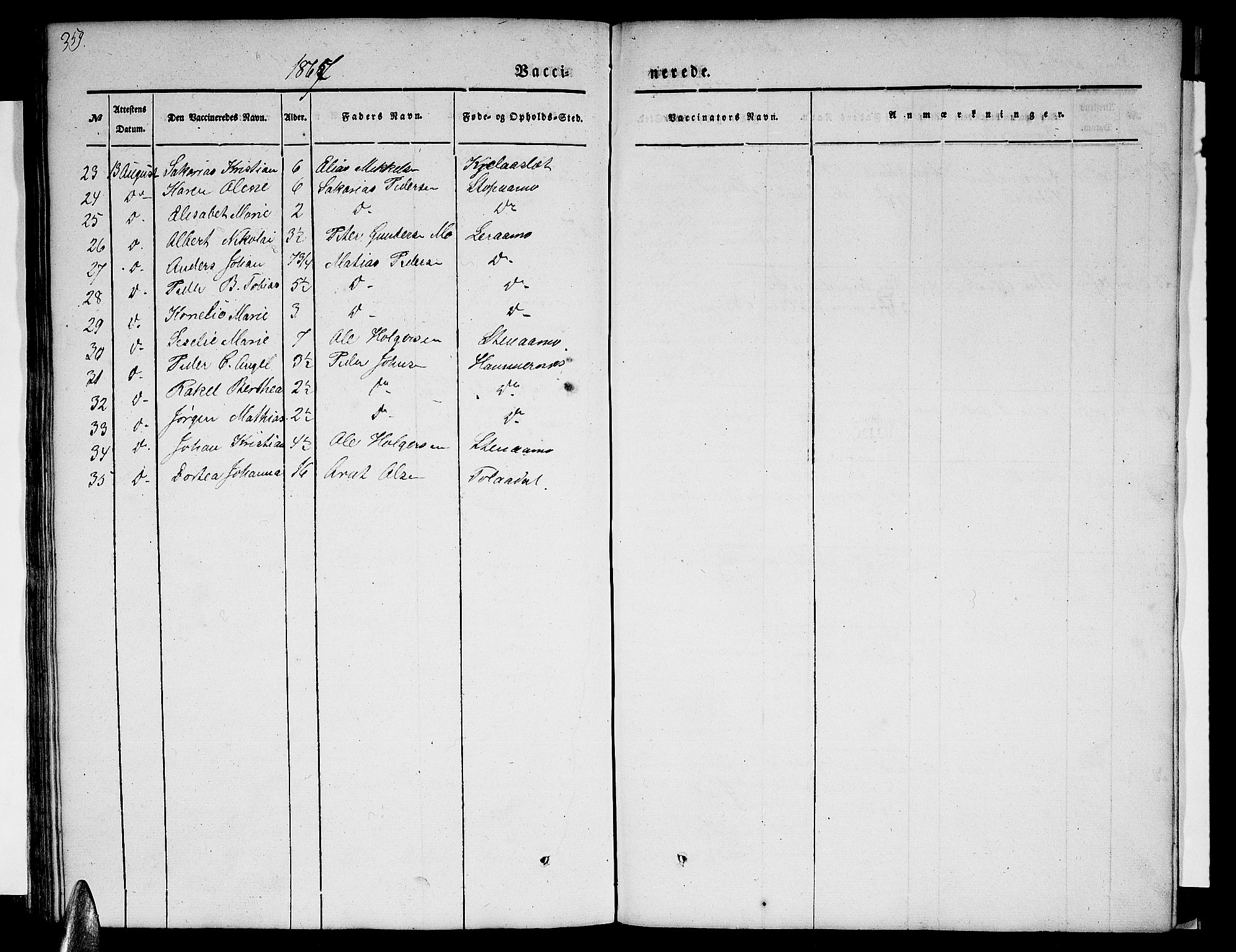 Ministerialprotokoller, klokkerbøker og fødselsregistre - Nordland, AV/SAT-A-1459/846/L0652: Parish register (copy) no. 846C02, 1841-1871, p. 359