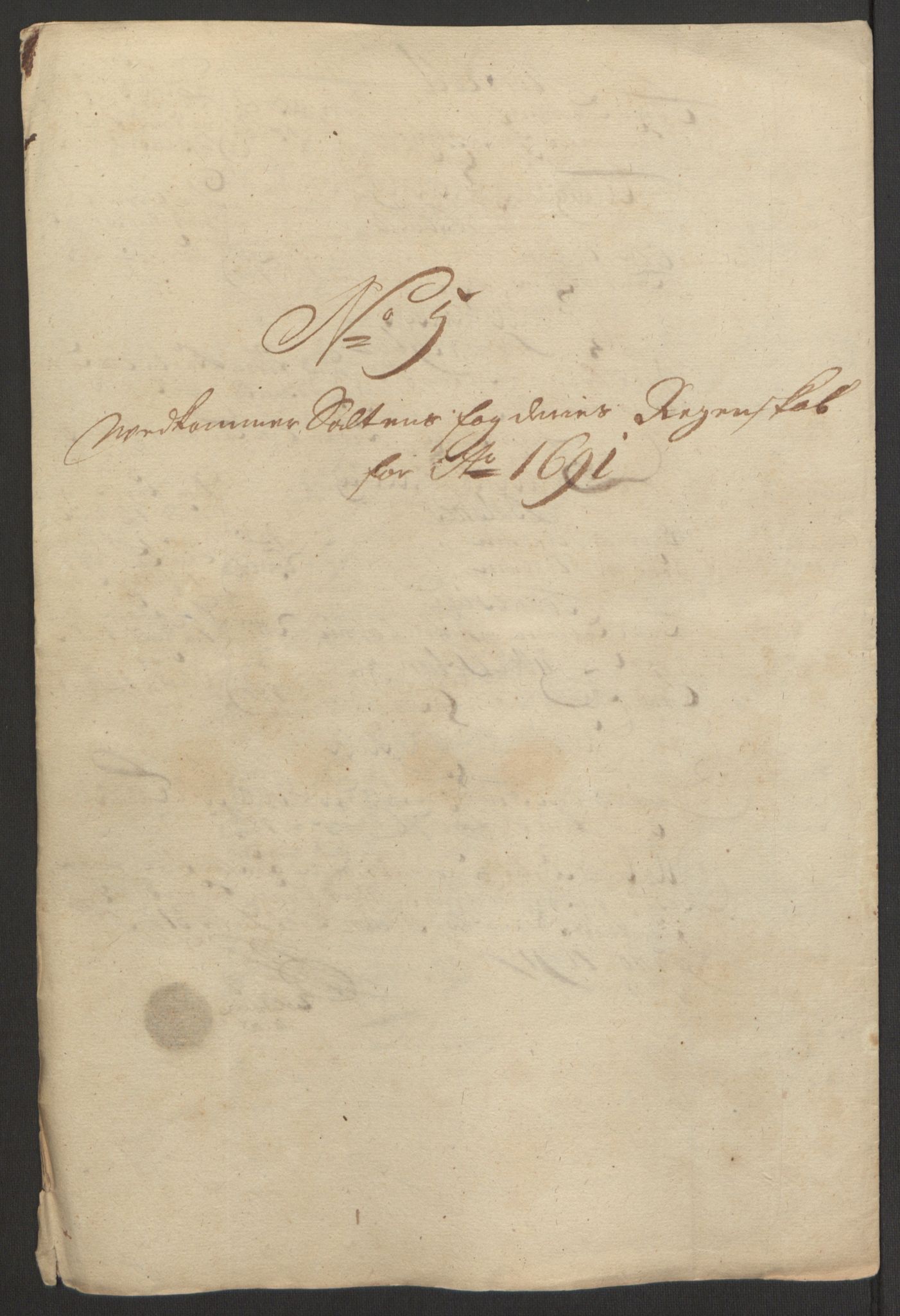 Rentekammeret inntil 1814, Reviderte regnskaper, Fogderegnskap, AV/RA-EA-4092/R66/L4577: Fogderegnskap Salten, 1691-1693, p. 121