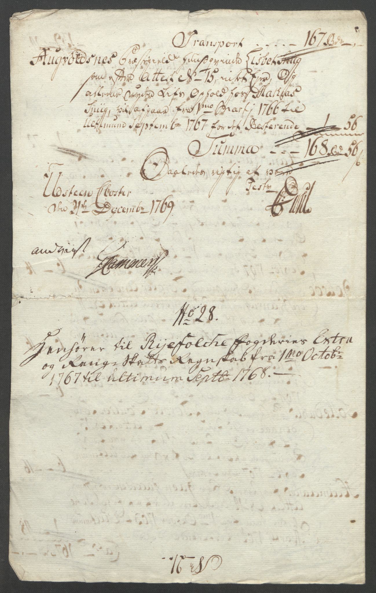 Rentekammeret inntil 1814, Reviderte regnskaper, Fogderegnskap, AV/RA-EA-4092/R47/L2972: Ekstraskatten Ryfylke, 1762-1780, p. 158