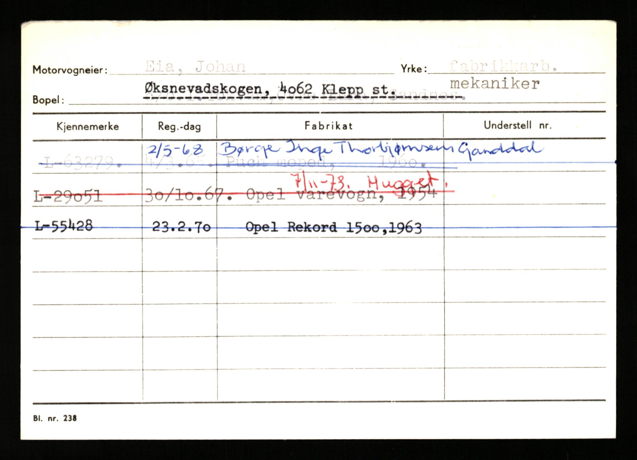 Stavanger trafikkstasjon, AV/SAST-A-101942/0/H/L0007: Egerøy - Eppeland, 1930-1971, p. 99