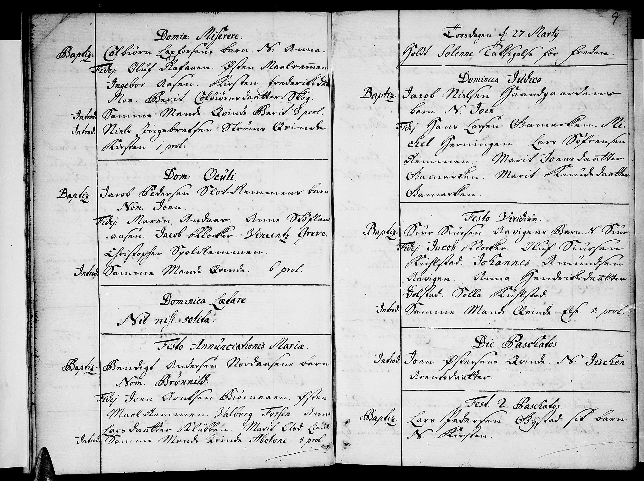 Ministerialprotokoller, klokkerbøker og fødselsregistre - Nordland, AV/SAT-A-1459/820/L0282: Parish register (official) no. 820A03, 1720-1726, p. 9