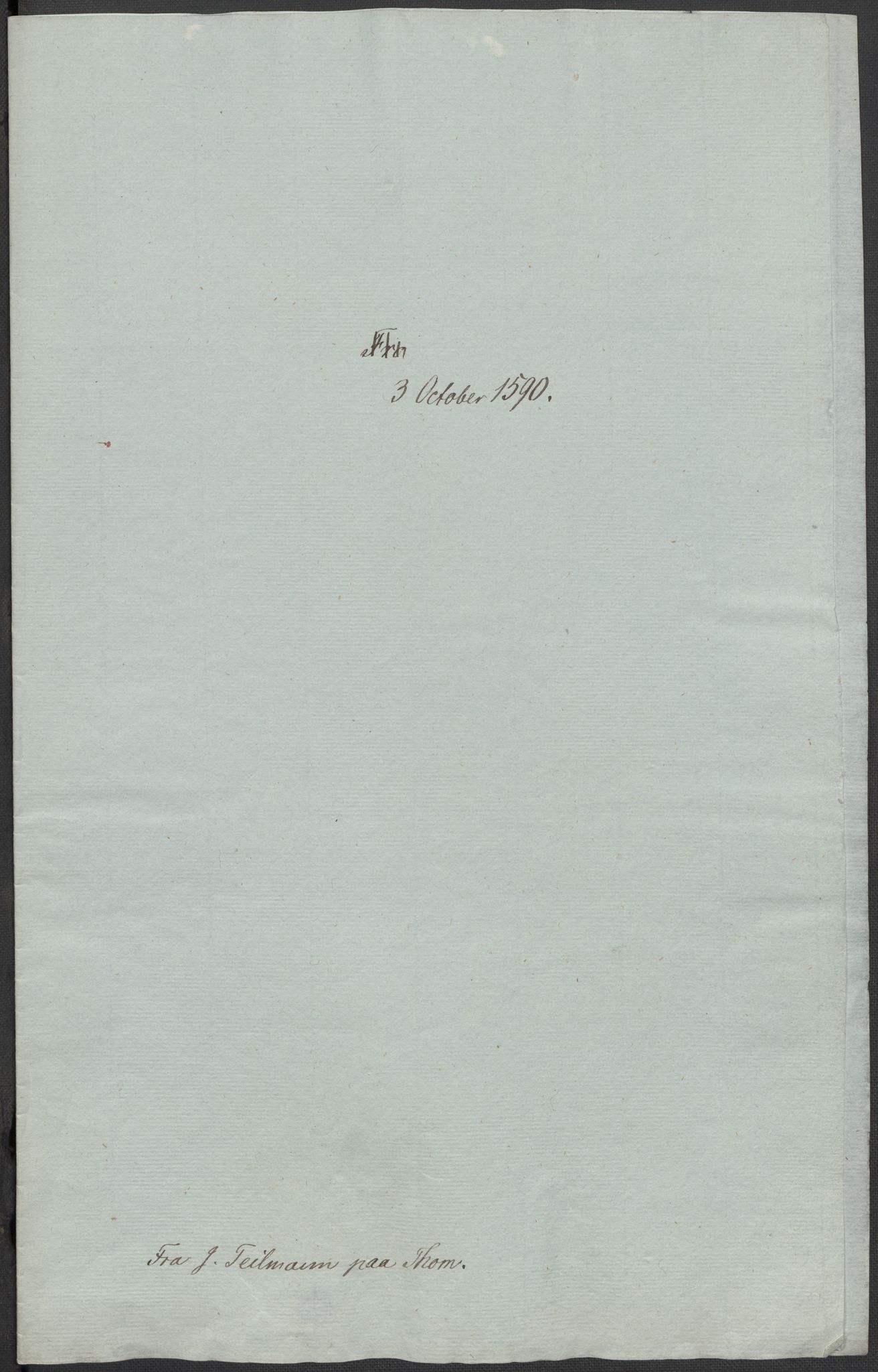 Riksarkivets diplomsamling, AV/RA-EA-5965/F02/L0092: Dokumenter, 1590, p. 24