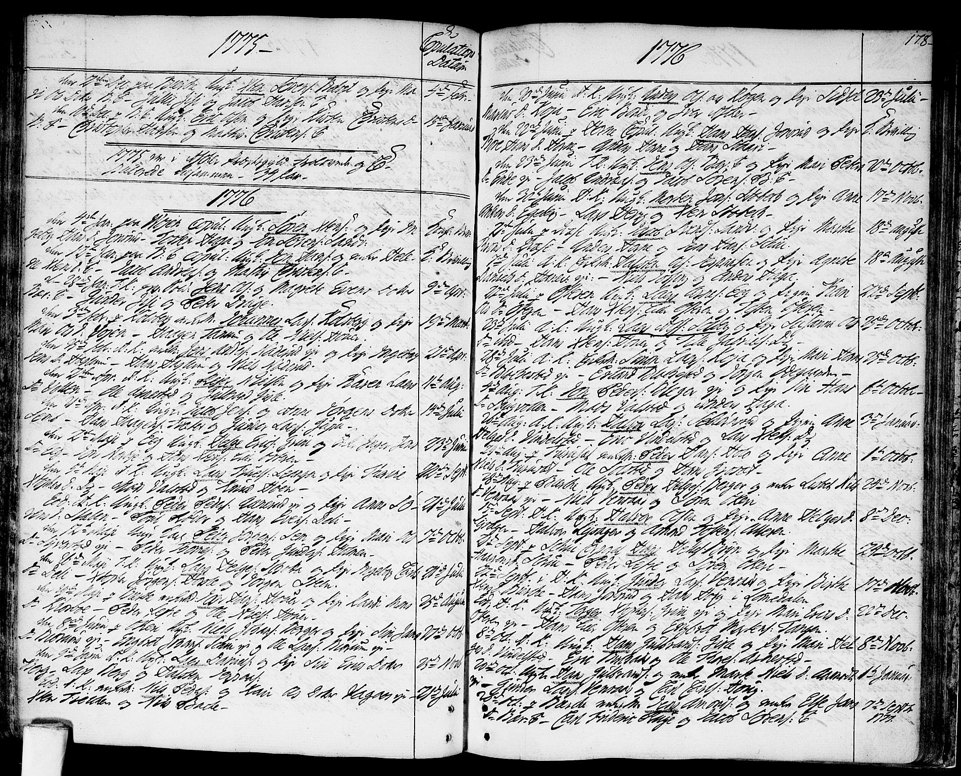 Asker prestekontor Kirkebøker, SAO/A-10256a/F/Fa/L0003: Parish register (official) no. I 3, 1767-1807, p. 178